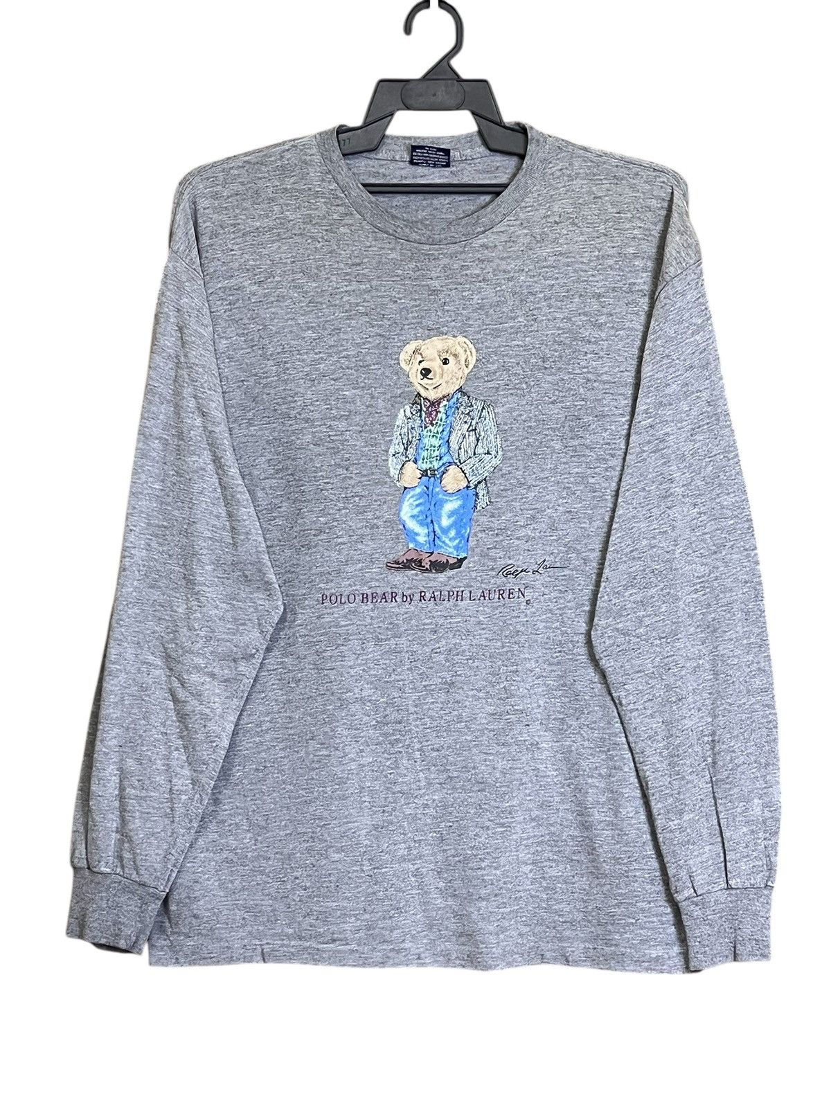 Polo Ralph Lauren VINTAGE 90s POLO BEAR BY RALPH LAUREN LONG SLEEVE T SHIRT Size US L / EU 52-54 / 3 - 1 Thumbnail