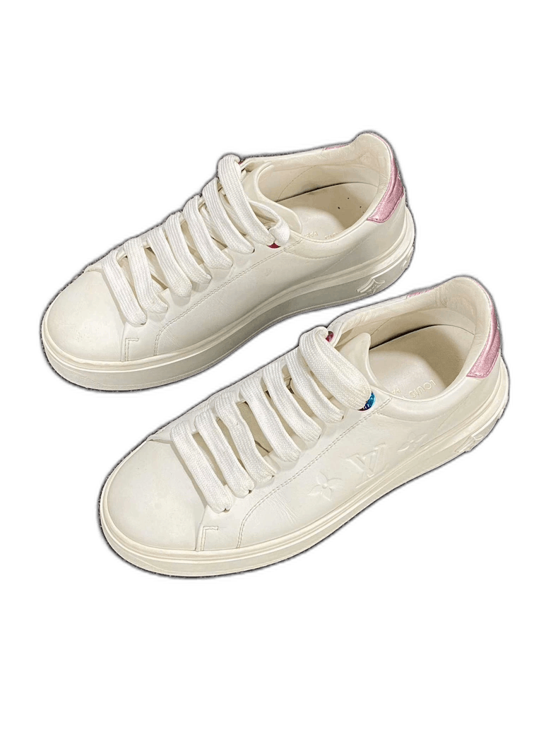 Louis Vuitton Louis Vuitton Logo Platform Sneakers Size US 5 / IT 35 - 1 Thumbnail