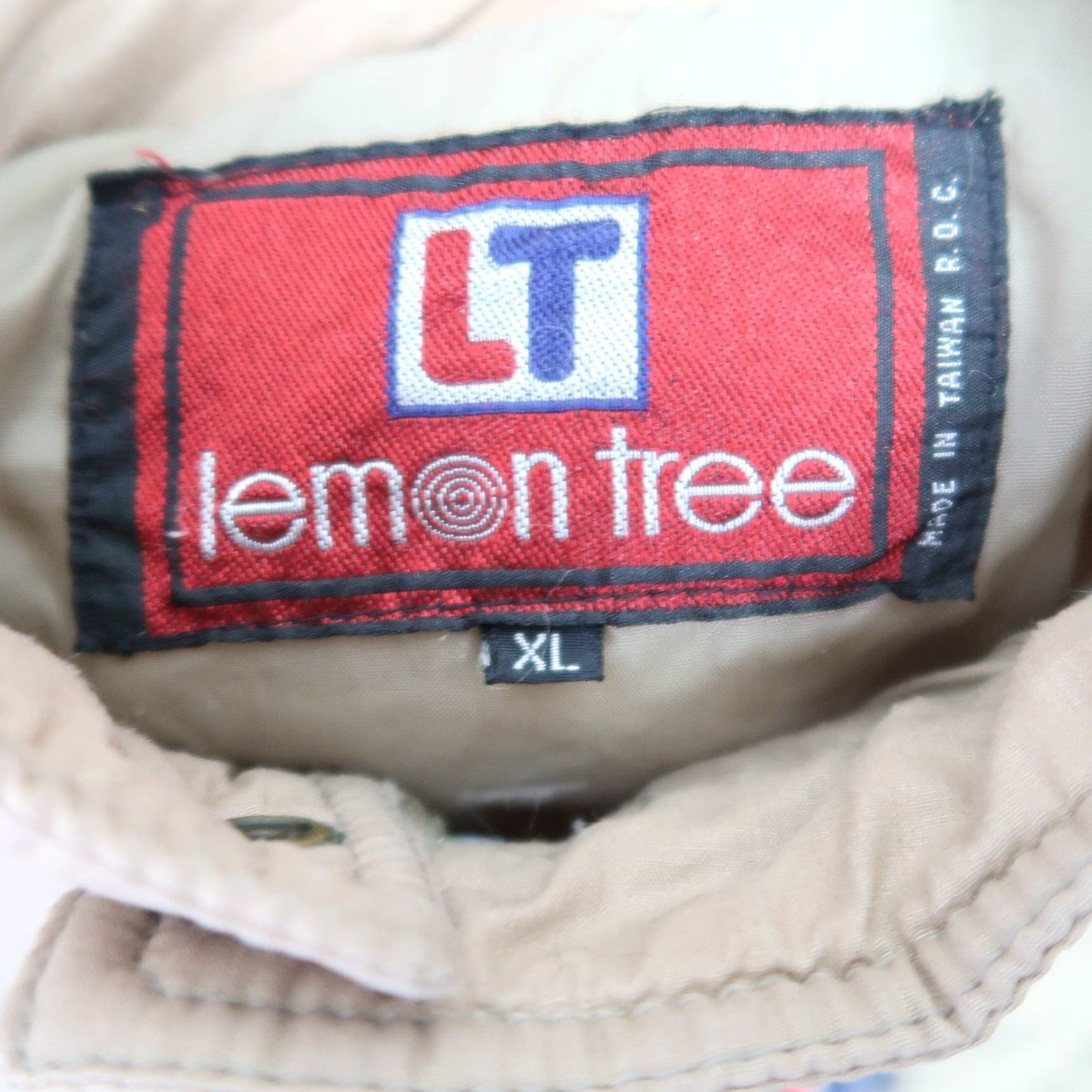 Vintage VINTAGE 80s Lemon Tree taupe tan convertible jacket XL Size XL / US 12-14 / IT 48-50 - 5 Thumbnail