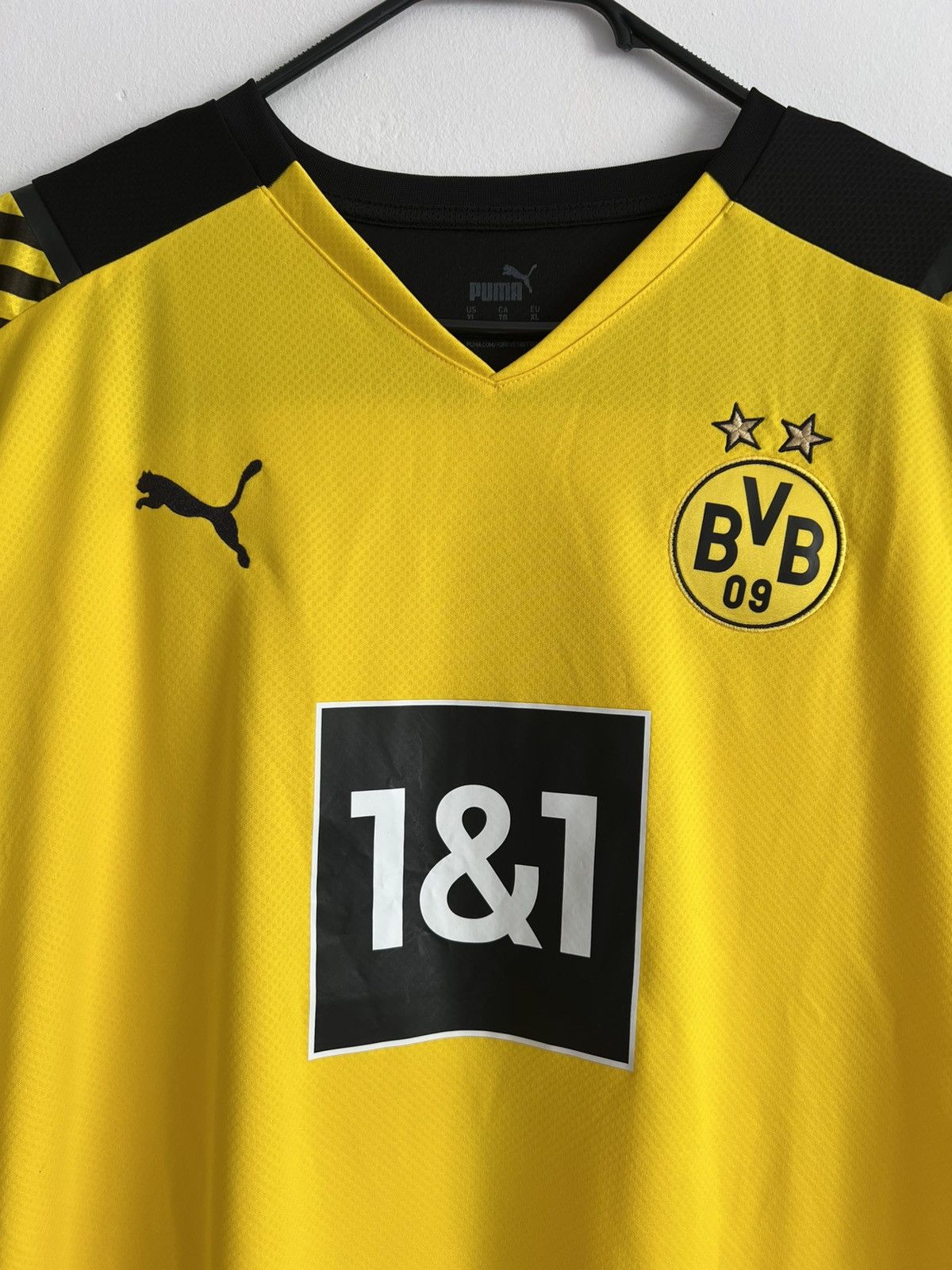 Puma Borussia Dortmund Haaland 2021-2022 Home Jersey | Soccer Size US XL / EU 56 / 4 - 9 Thumbnail