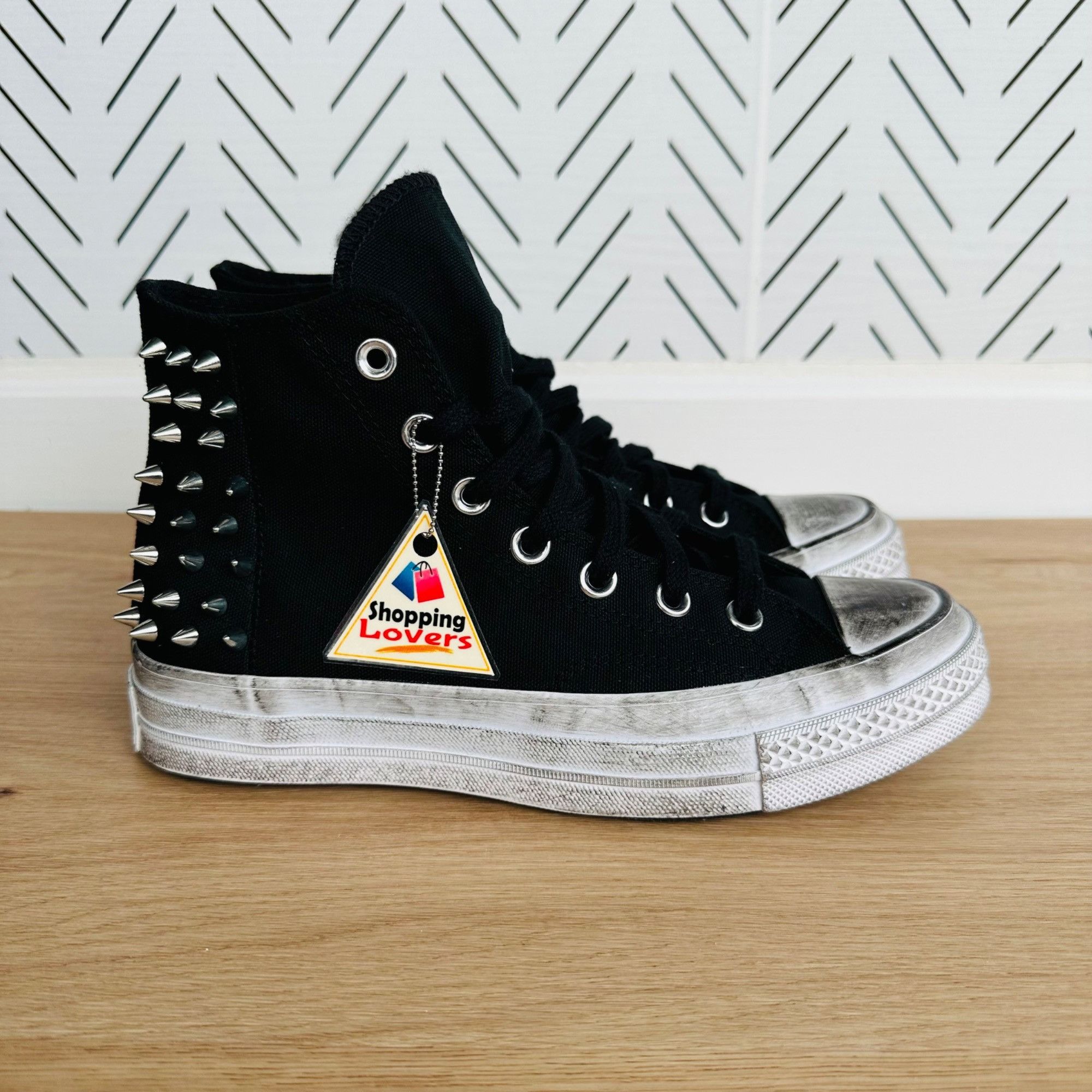 Converse ❤️Rare Converse Chuck 70 Hi Womens Shoes Sz 5 Studded Sneake Size US 5 / IT 35 - 10 Thumbnail