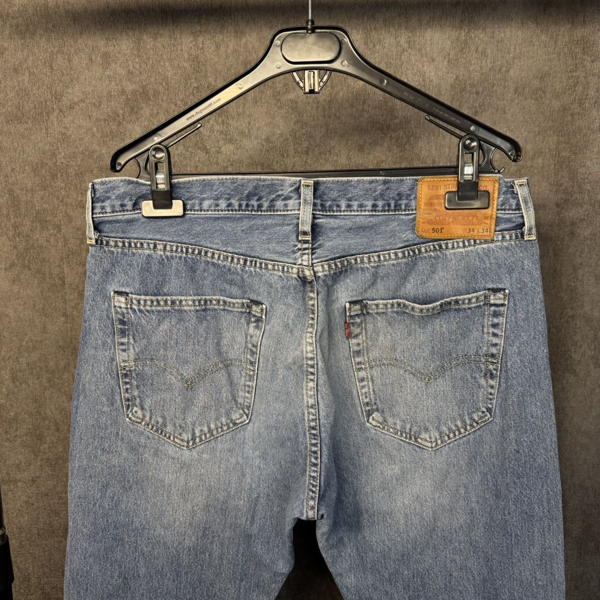 Levi's × Levi's Vintage Clothing Men’s Jeans Levi’s Premium 501 Blue Size 34/34 Denim Pants Size US 34 / EU 50 - 2 Thumbnail