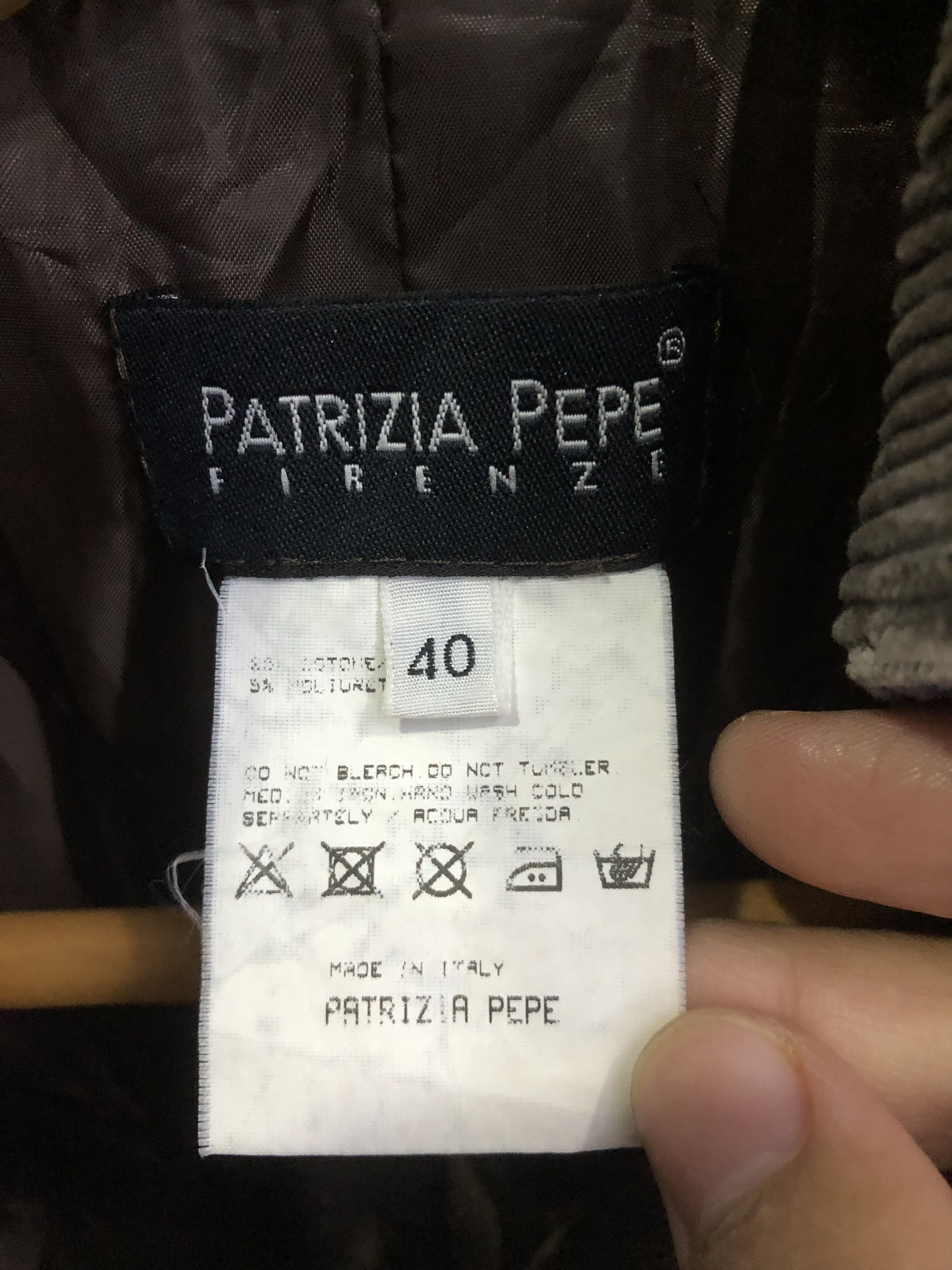 Patrizia Pepe Patrizia Pepe Firenze Corduroy Belted Jacket Italy Size S / US 4 / IT 40 - 5 Thumbnail