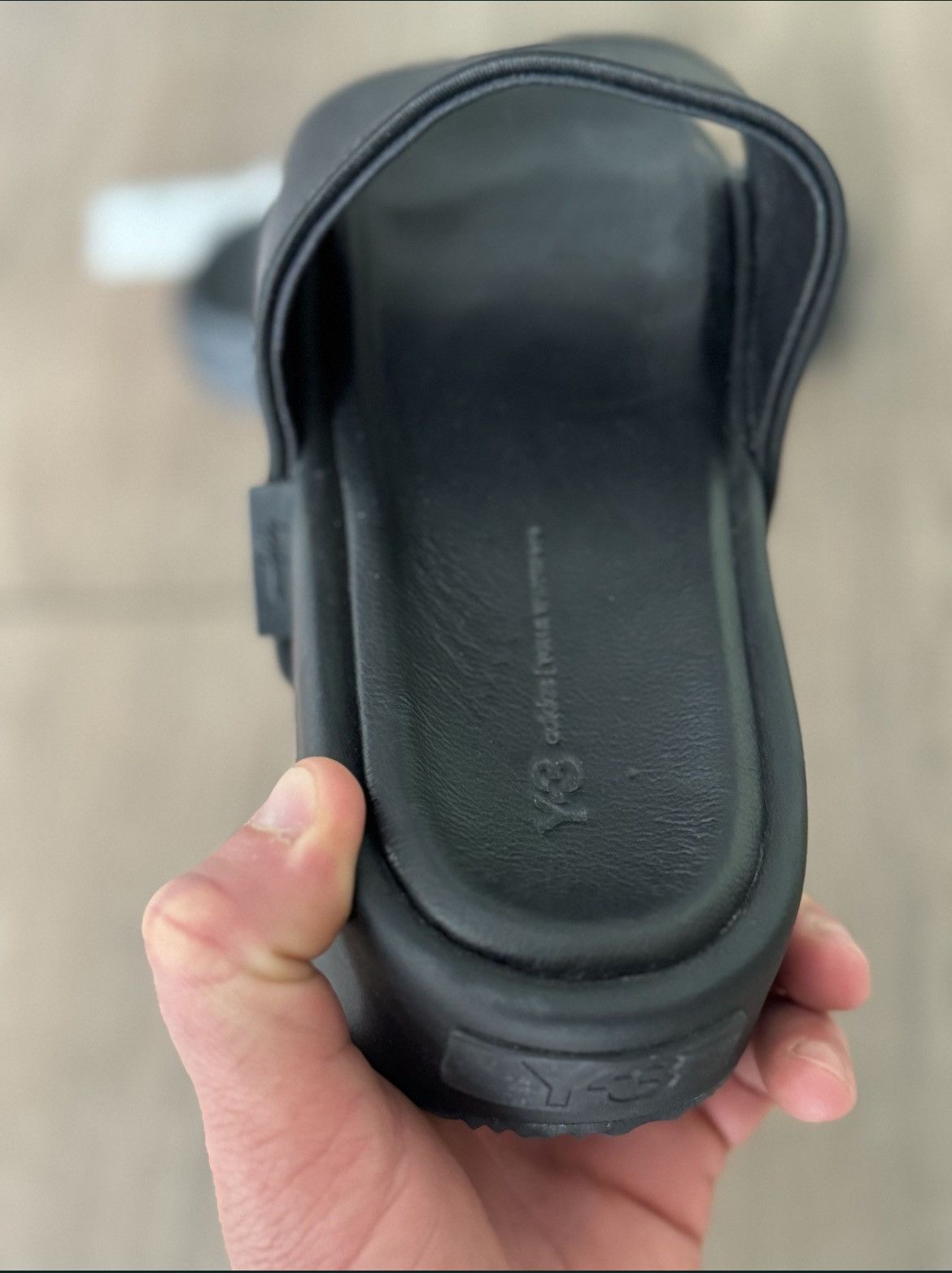 Y-3 Adidas Y-3 slide black GW8631 yohji yamamoto shoes Size US 9 / EU 42 - 3 Thumbnail