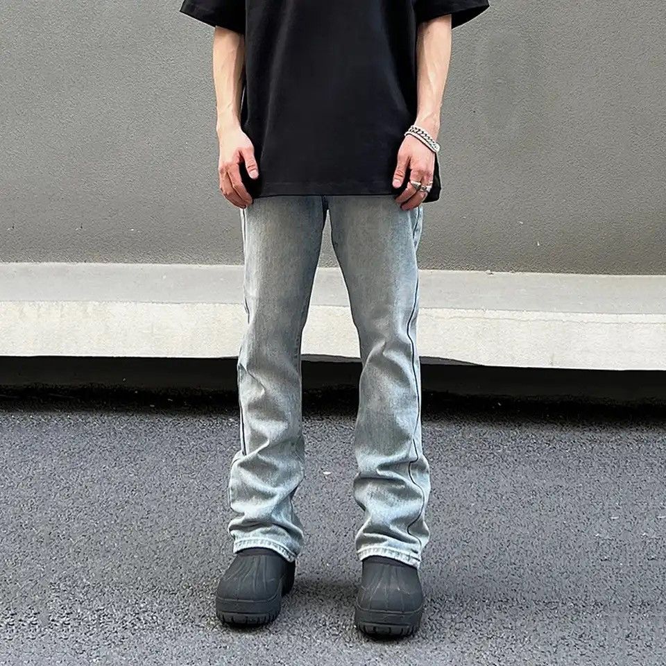 Japanese Brand × Vintage Skinny Jeans Casual Fashion Streetwear Pantolon Ropa Hombre Size US 34 / EU 50 - 4 Thumbnail