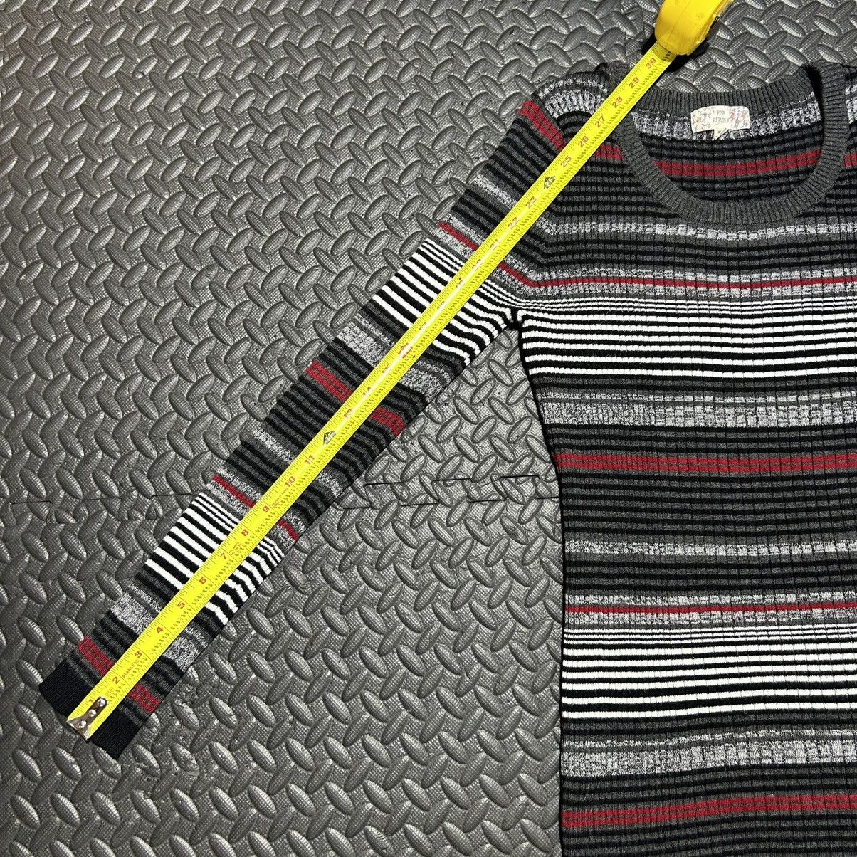 Other Pink Republic Sweater Top Blouse Striped Ribbed Knit XL Size XL / US 12-14 / IT 48-50 - 6 Thumbnail