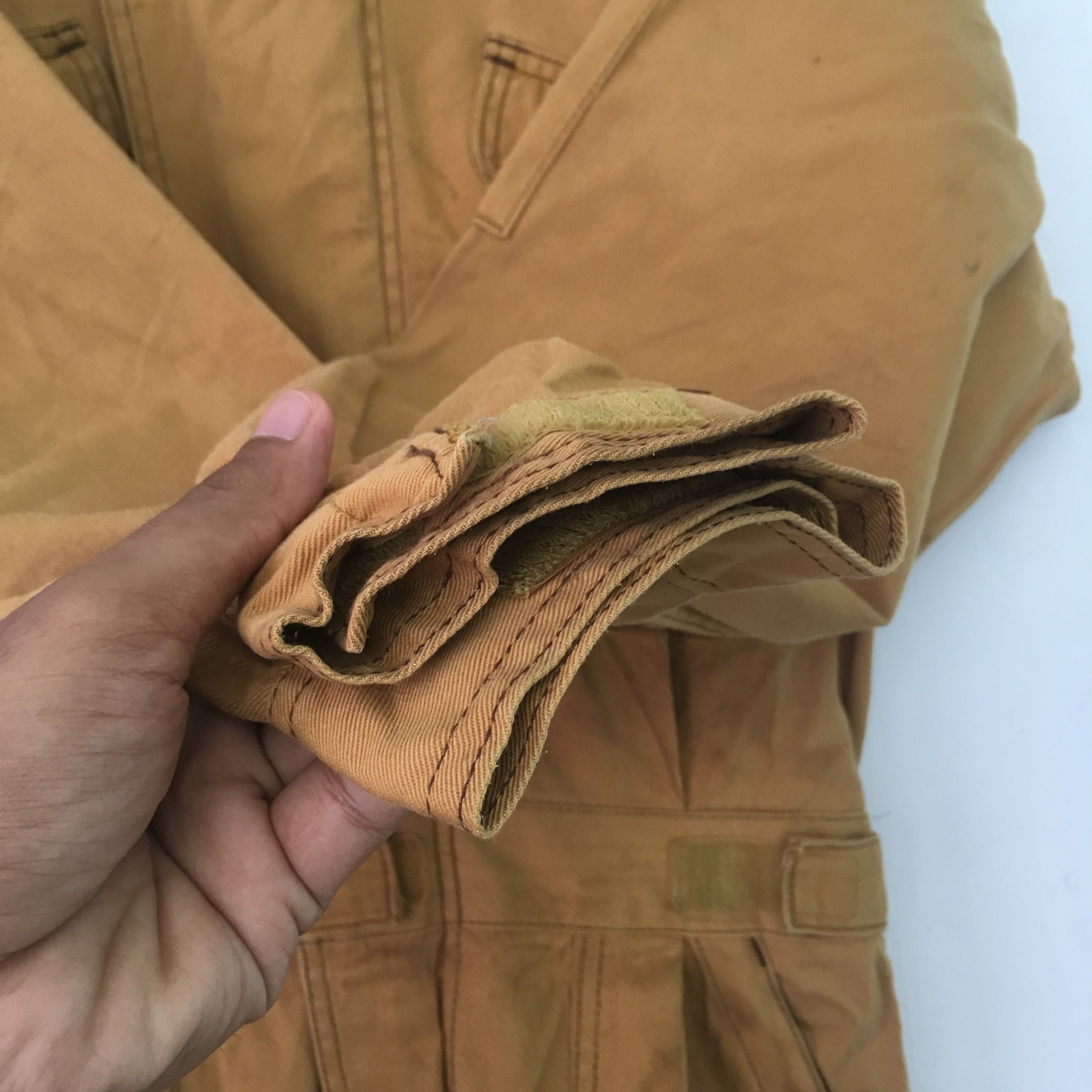 Japanese Brand Vintage 90's Heavy Used Toyota Japan Brown Coveralls - 481 Size US L / EU 52-54 / 3 - 13 Thumbnail