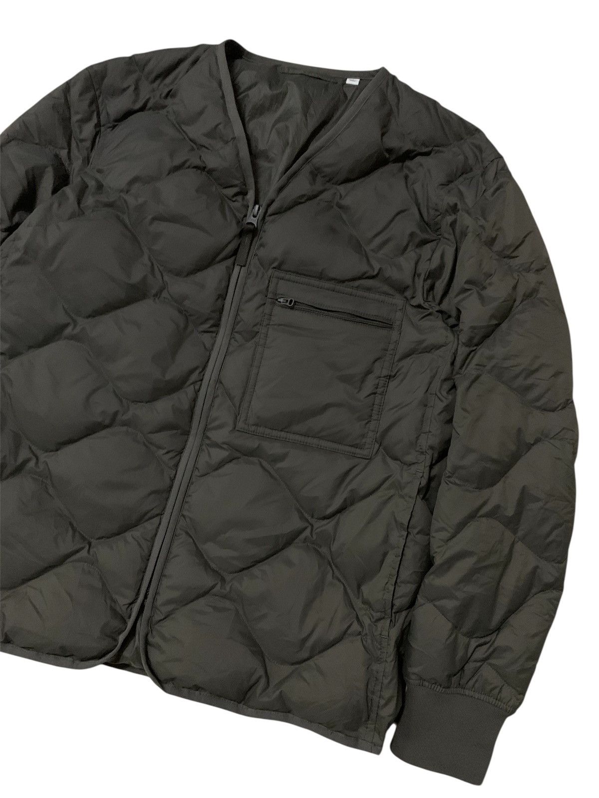 Lemaire 💥Uniqlo U Olive Green Down Jacket Size US S / EU 44-46 / 1 - 2 Thumbnail