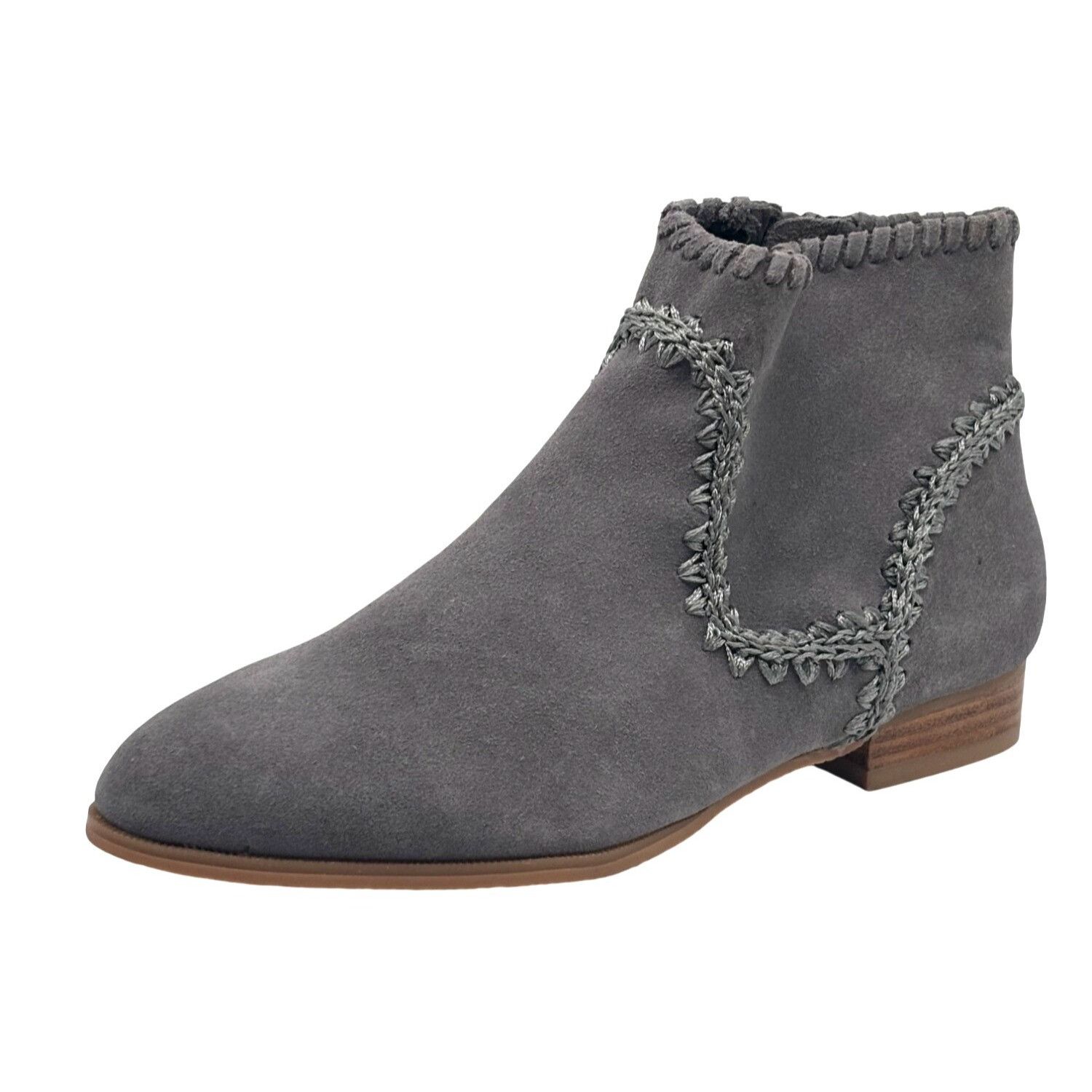 Jack Rogers Jack Rogers Gemma Suede Ankle Booties, Gray, Size 5.5, M Size US 5.5 / IT 35.5 - 1 Thumbnail