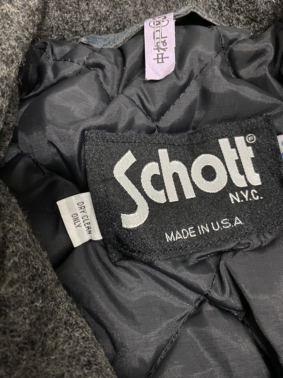 Schott × Vintage Vintage Schott Wool Jacket made in usa Size US M / EU 48-50 / 2 - 4 Thumbnail