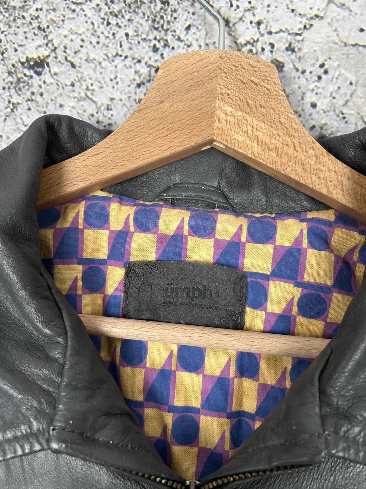 Genuine Leather Vintage Avantgarde Genuine Leather Jacket 90s Punk Grunge Size M / US 6-8 / IT 42-44 - 6 Thumbnail