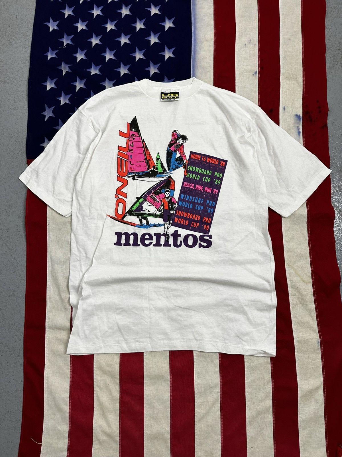 O'Neill Vintage O'Neill x mentos big logo t-shirt Size US XL / EU 56 / 4 - 1 Thumbnail