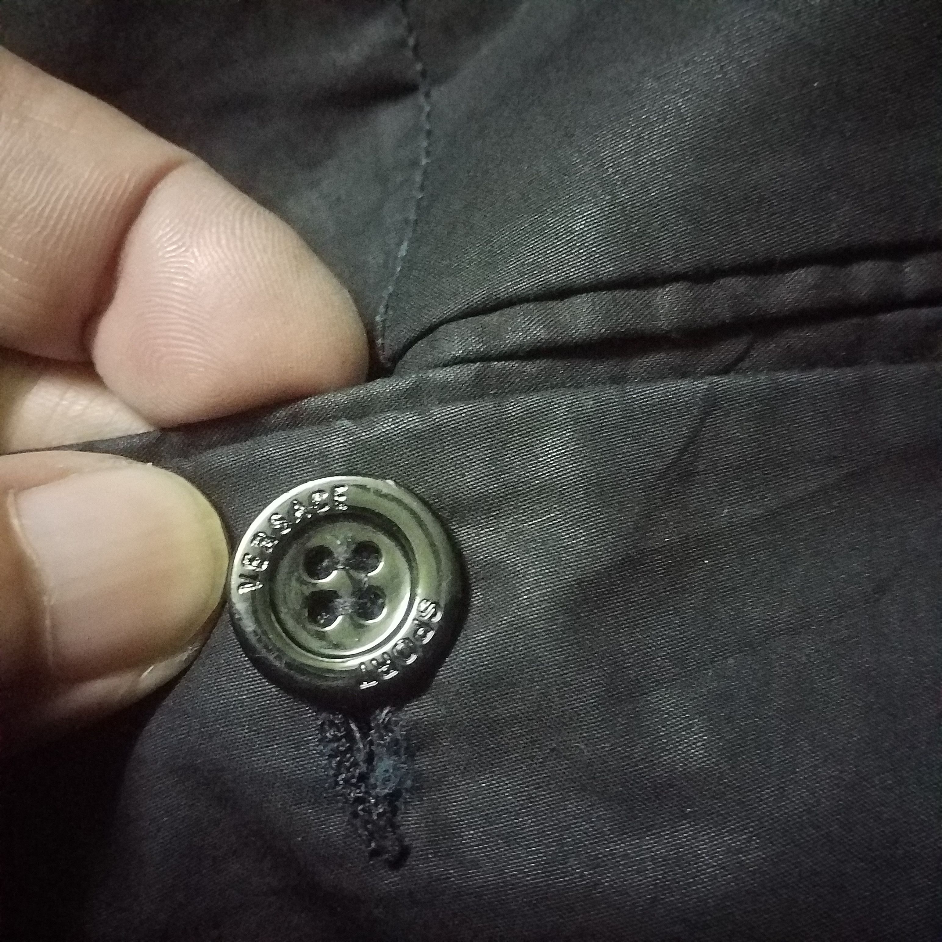 Versace VERSACE SPORT BLACK BAGGY PANT Size 39" - 5 Thumbnail