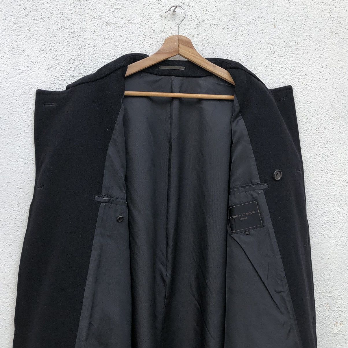 Comme des Garcons VTG 1988 COMME des GARÇONS Homme Long Peacoat Jacket Size US M / EU 48-50 / 2 - 13 Thumbnail