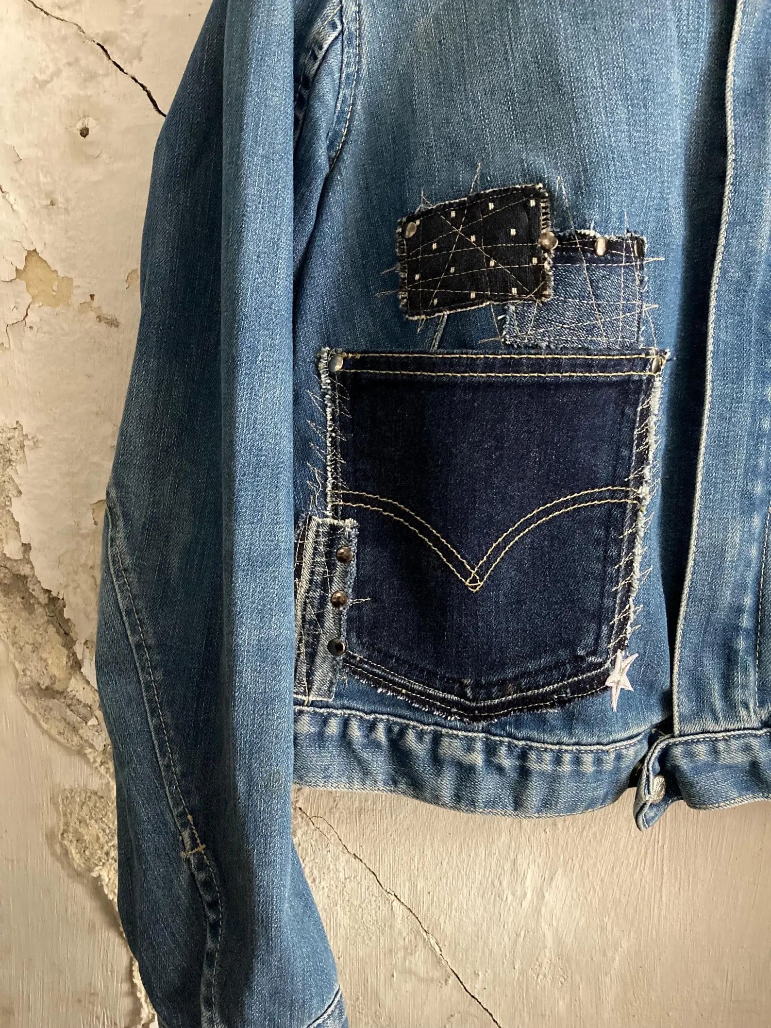 Levi's Made & Crafted Upcycled Levis jacket by Sundlowerdesign Size M / US 6-8 / IT 42-44 - 5 Thumbnail