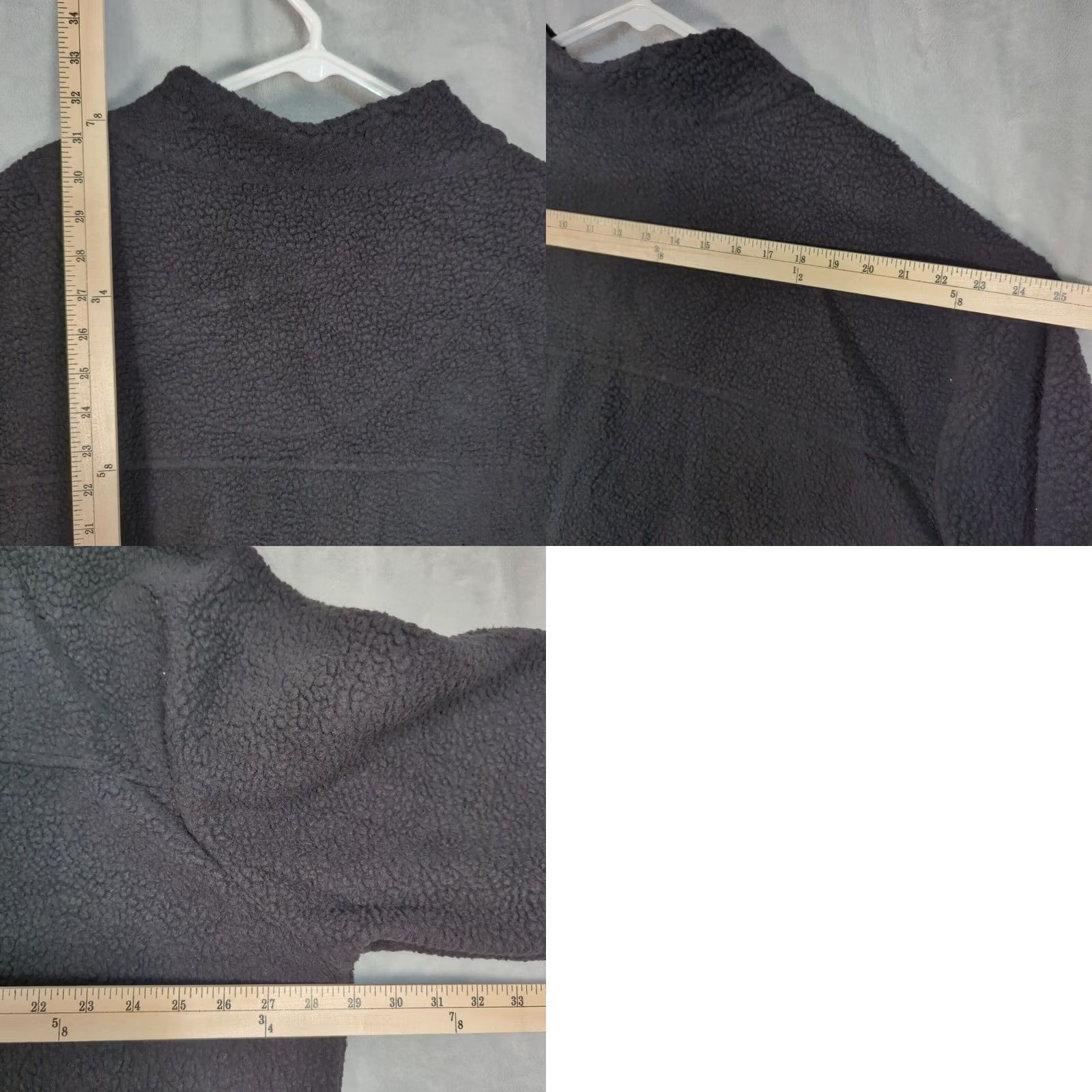Vintage No Boundaries Jacket Mens 2XL Black Oversized Sherpa Full Zip NWT Size US XXL / EU 58 / 5 - 8 Thumbnail