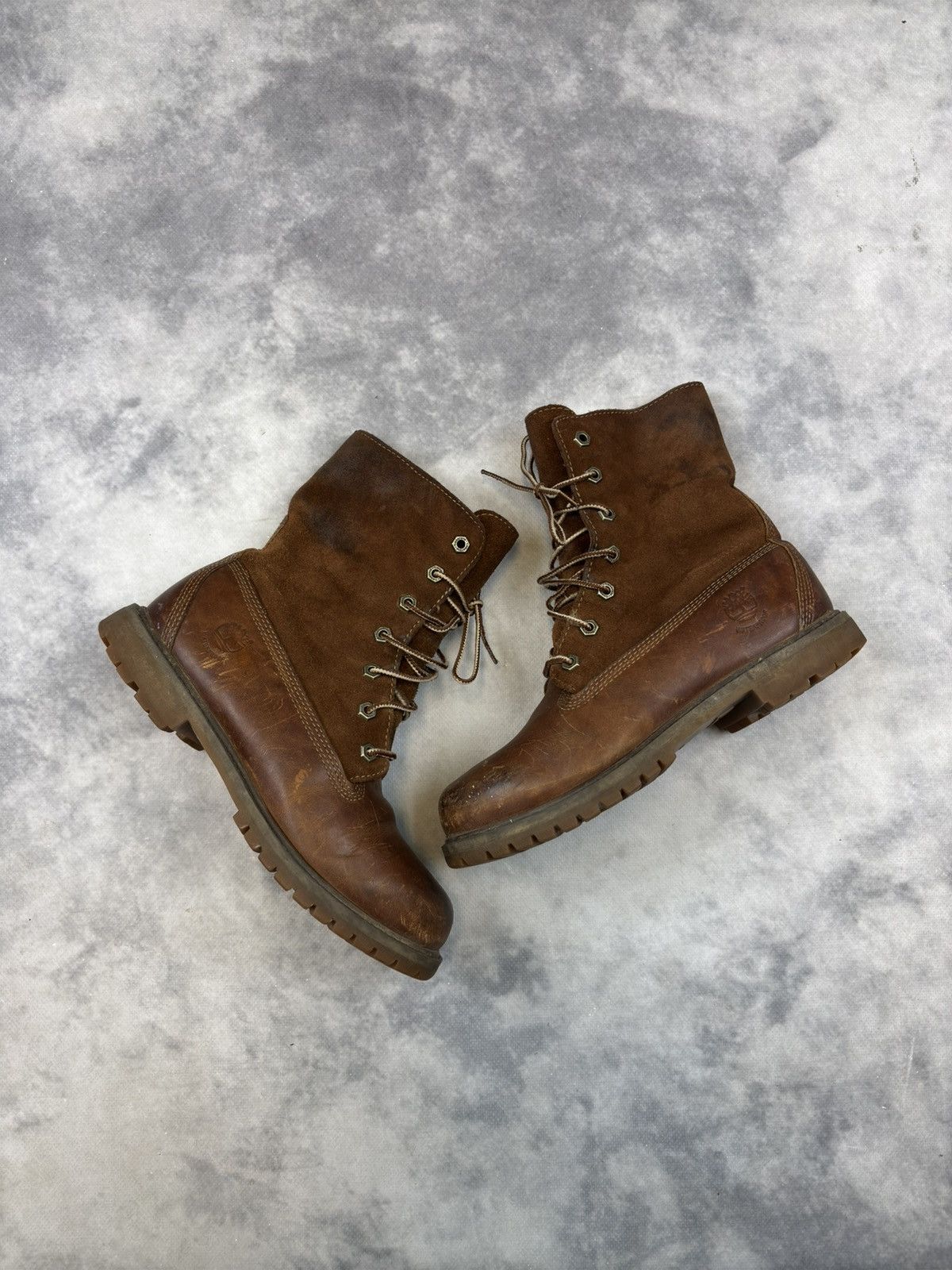 Vintage Timberland Brown Boots 6 Inch Winter Y2k Streetwear