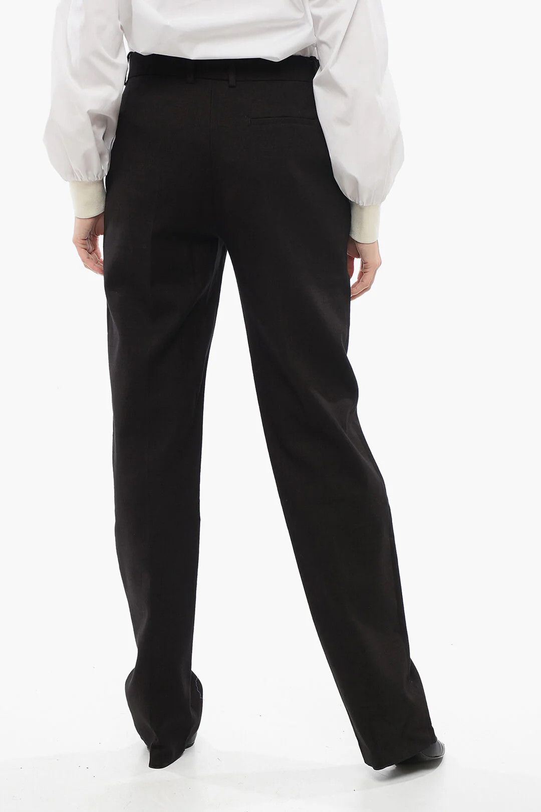 Bottega Veneta og1mm0426 Cotton-Blend Chino Pant in Brown Size 25" / US 0 / IT 36 - 2 Thumbnail