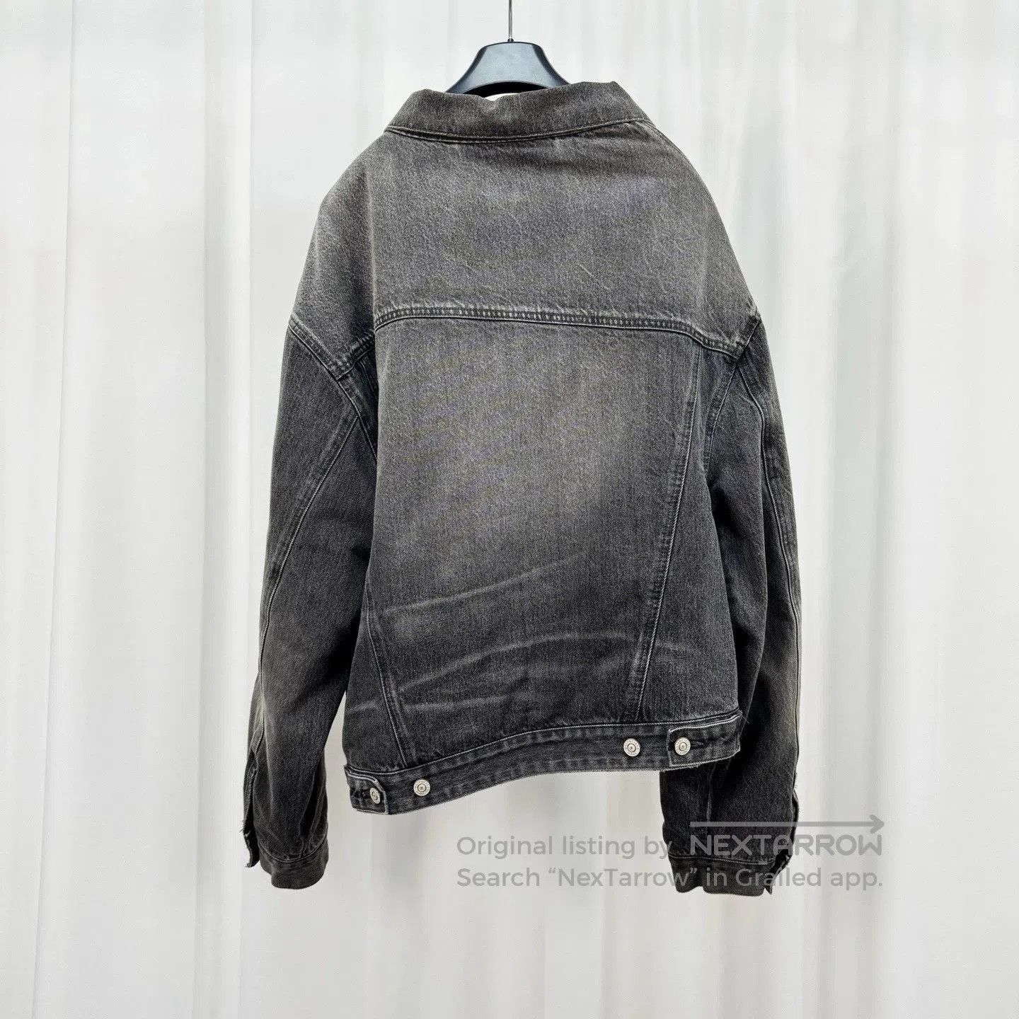 Balenciaga Balenciaga Washed Denim Cotton Jacket. Size US M / EU 48-50 / 2 - 2 Thumbnail
