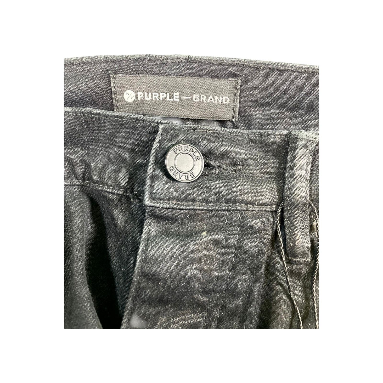 Purple Brand Purple Brand "Splatter" Black Jeans Size US 31 - 4 Thumbnail