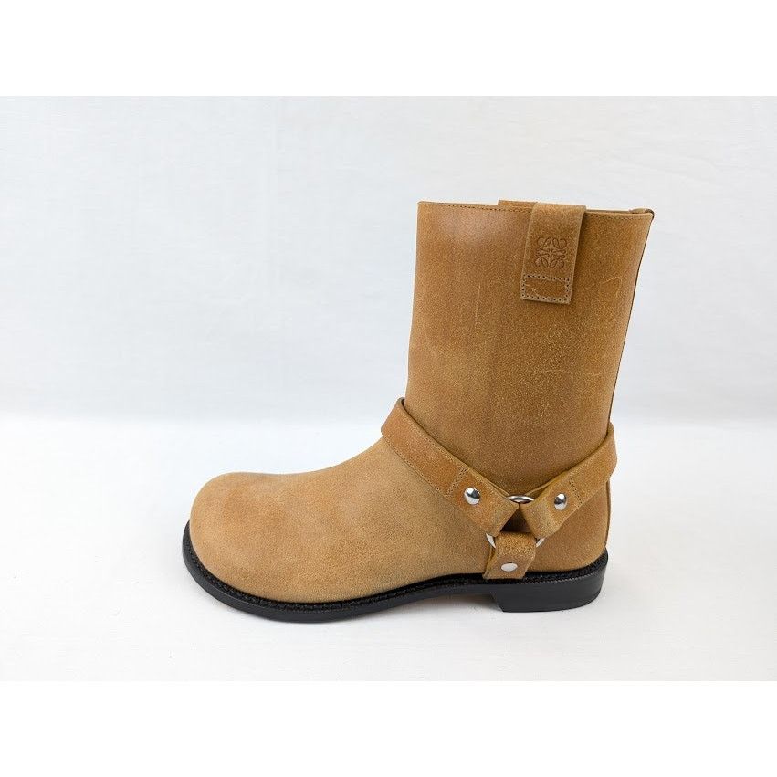 Loewe o1rshd1 Campo Biker Boots in Brown Size US 8 / EU 41 - 16 Thumbnail