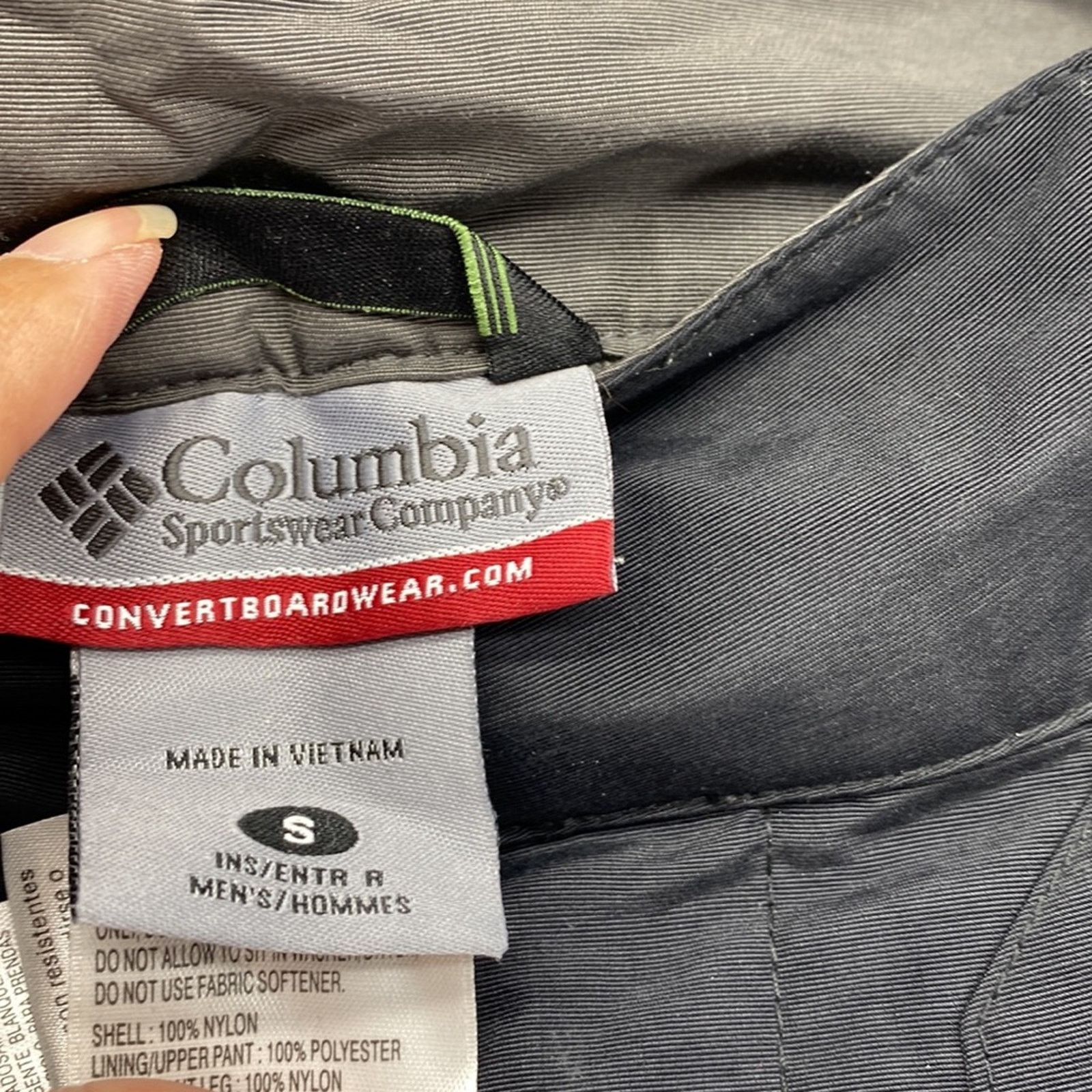 Columbia Columbia Convert Boardwear TRX Black Ski Snowboard Pants S Size 27" / US 4 / IT 40 - 8 Thumbnail
