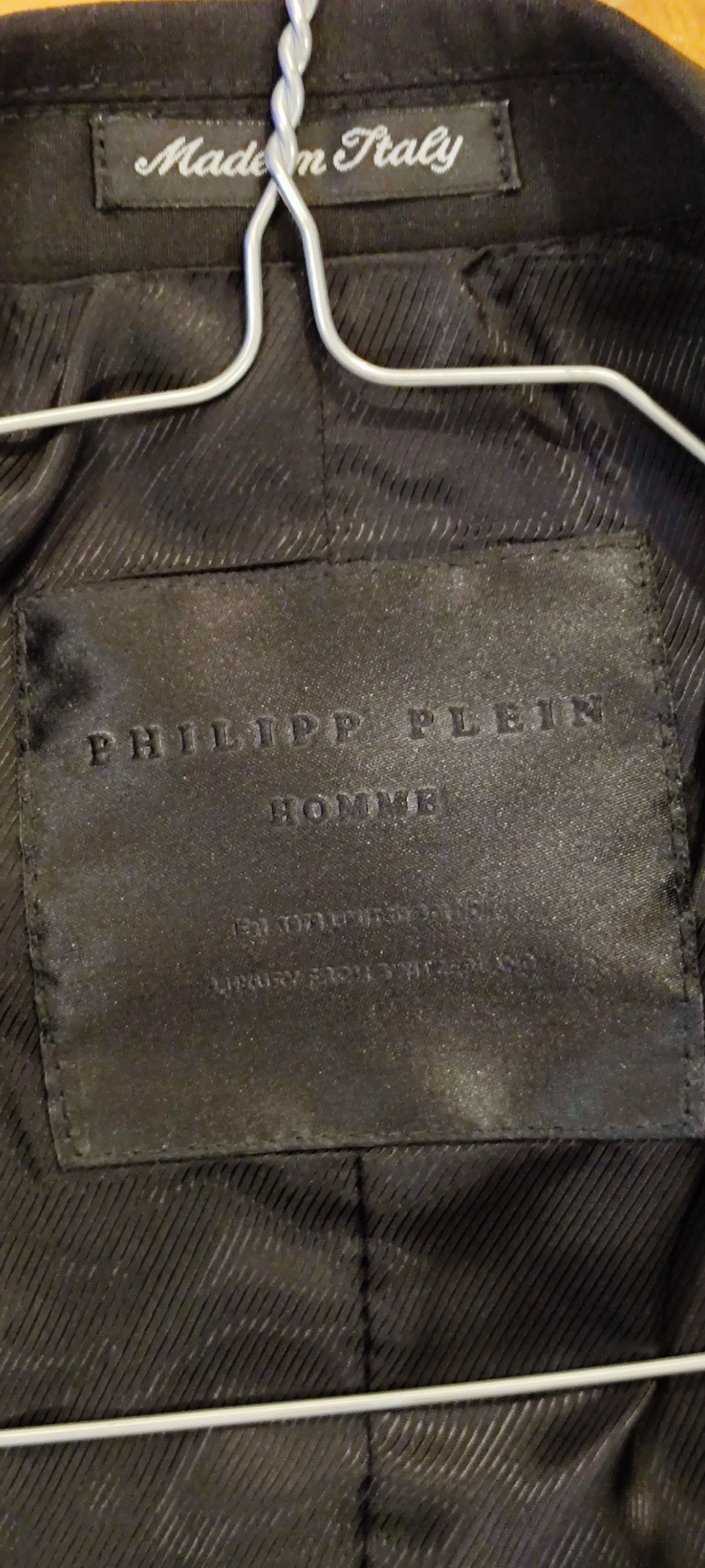 Philipp Plein Philipp Plein Men's Black Blazer – Sartoria Black Pltd Edtn Size 44R - 6 Thumbnail