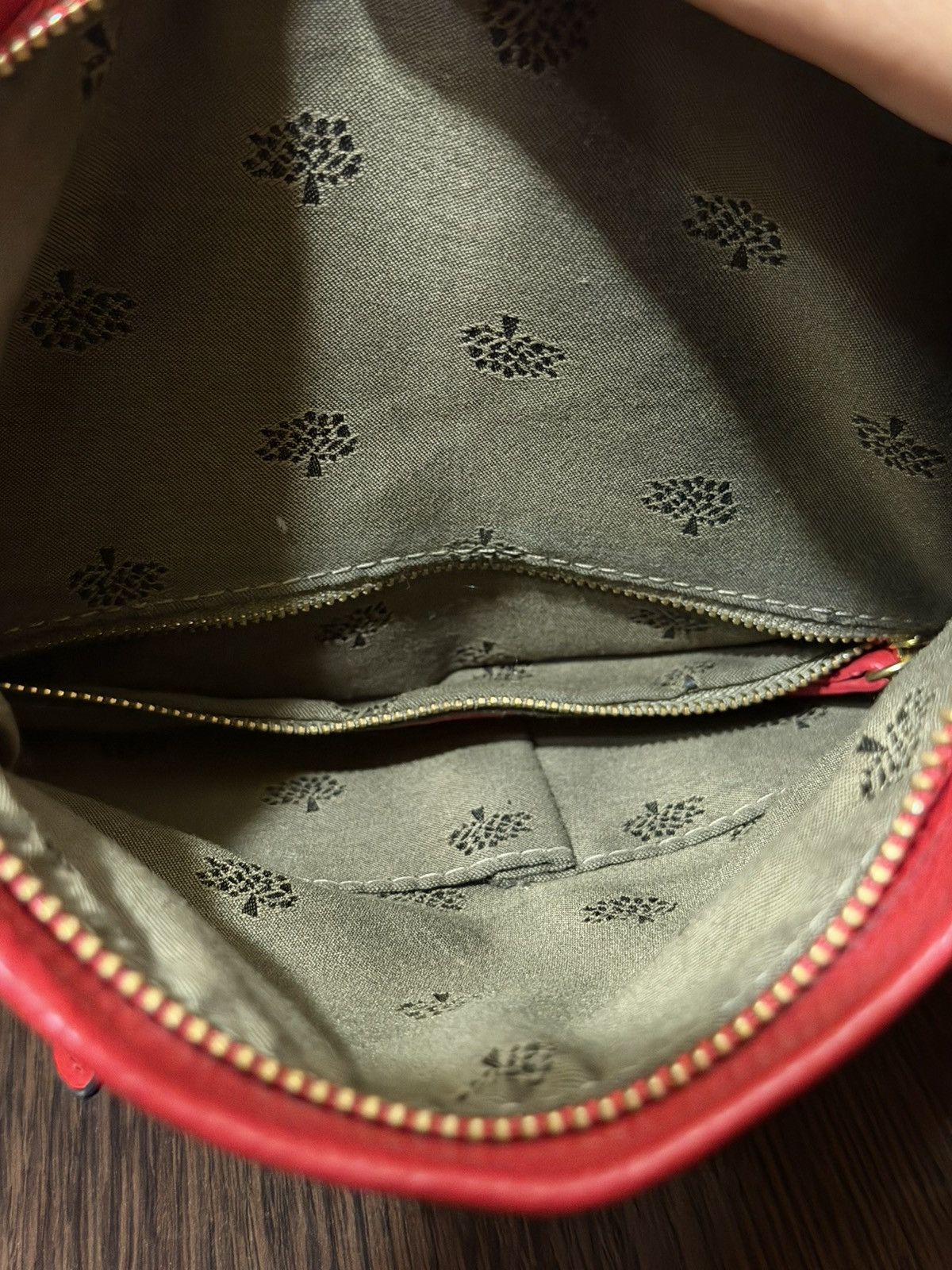 Mulberry Mulberry clutch leather red Size ONE SIZE - 3 Thumbnail