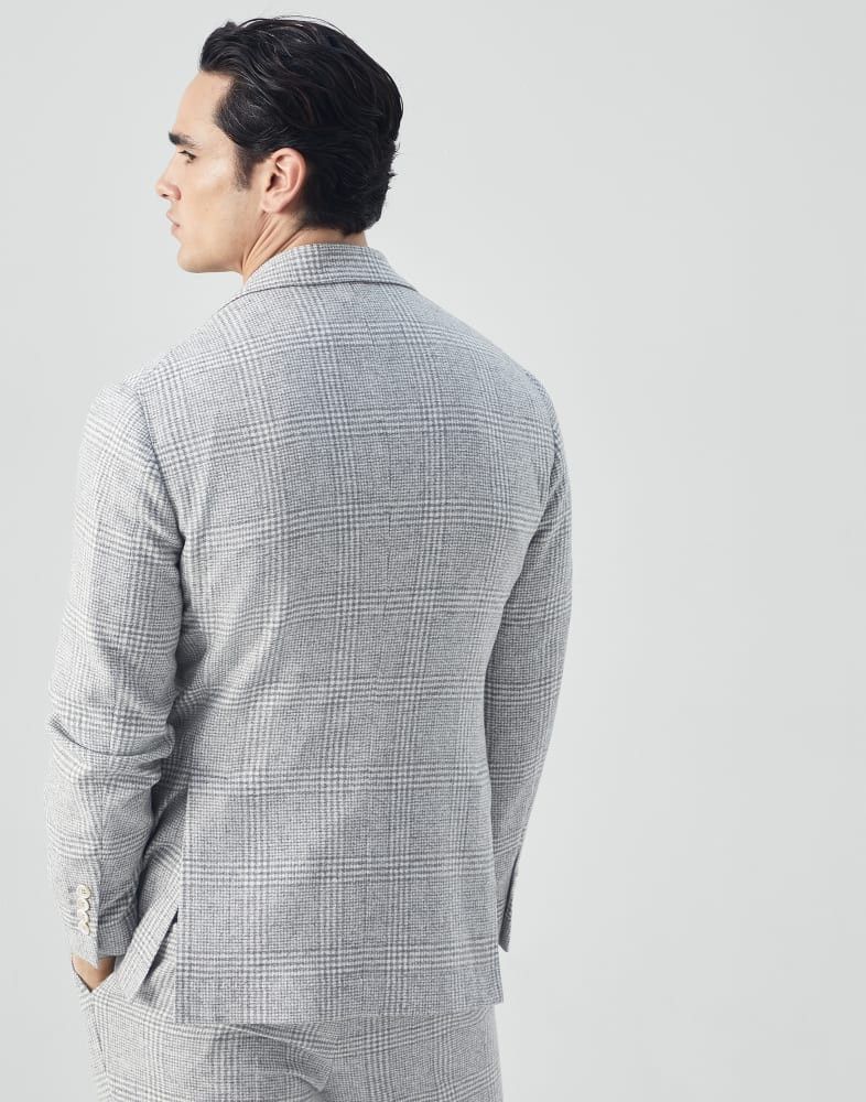 Brunello Cucinelli Woven Jacket in Grey Size US L / EU 52-54 / 3 - 4 Thumbnail