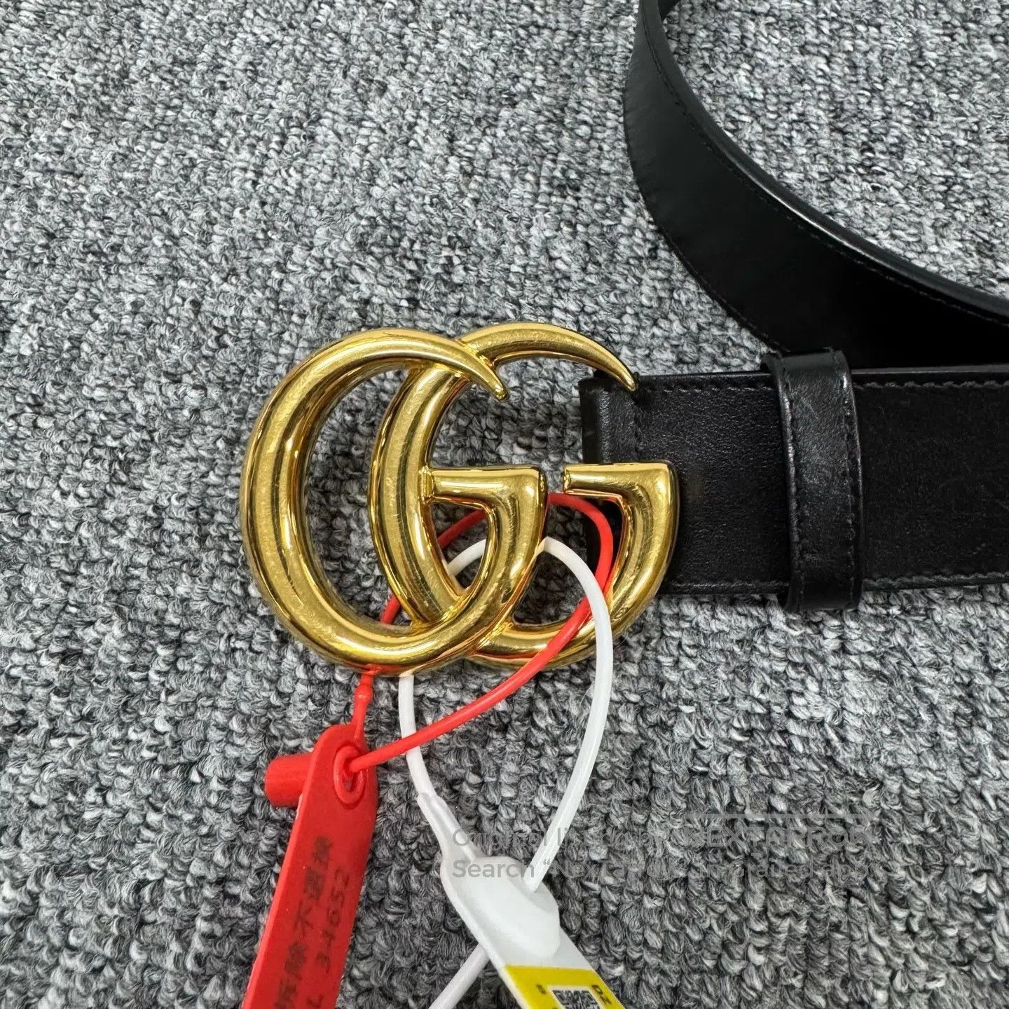 Gucci Guicci Dual-G Gold buckle belt strap| Size ONE SIZE - 2 Thumbnail
