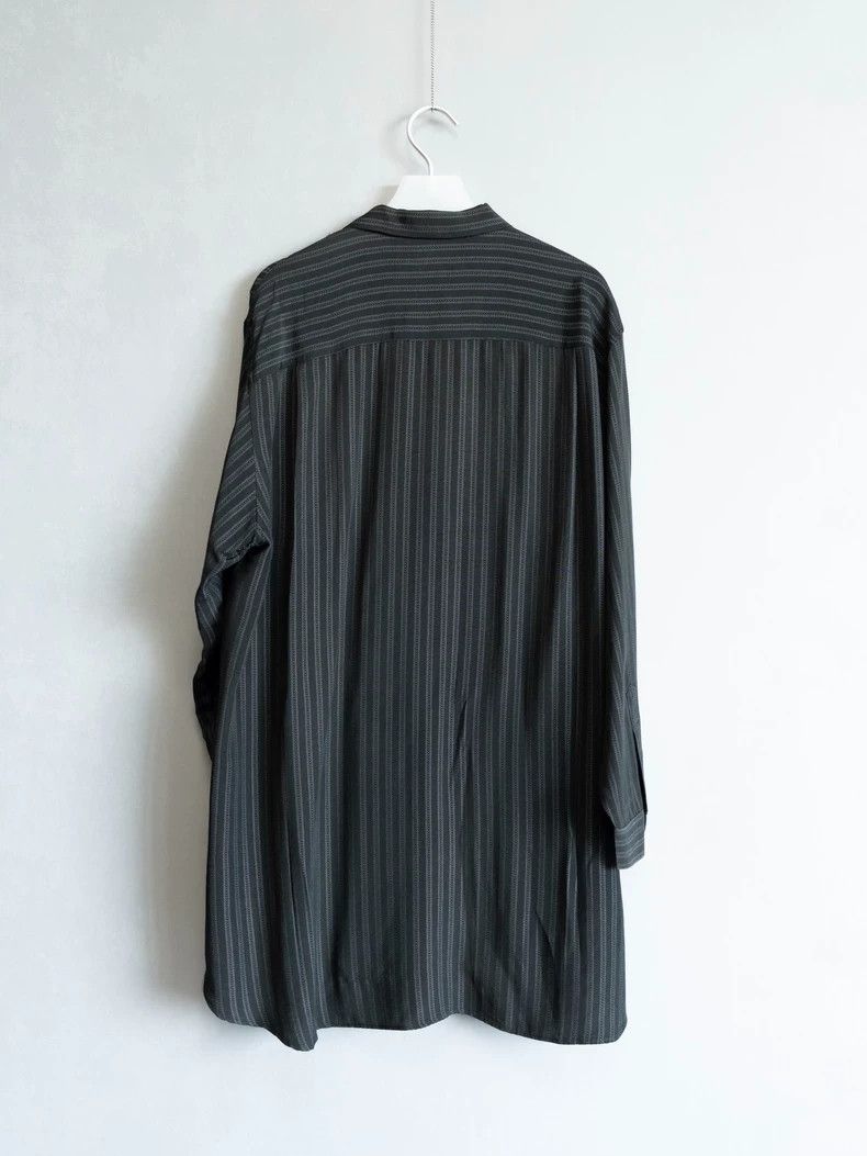 Yohji Yamamoto Yohji Yamamoto 91AW Cloth Buckle Stripe Shirt Size US M / EU 48-50 / 2 - 4 Thumbnail