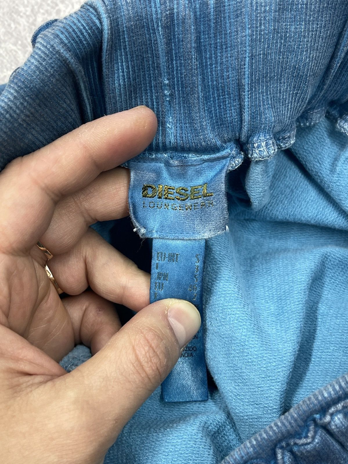 Diesel Mens Diesel Garment Dyed Shorts Blue Avant Garde Size S Size US 30 / EU 46 - 9 Thumbnail