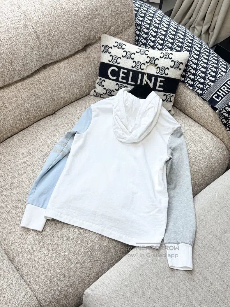 Thom Browne Thom Browne Blue and White Color Block with Gray Long Slee Size XS / US 0-2 / IT 36-38 - 5 Thumbnail