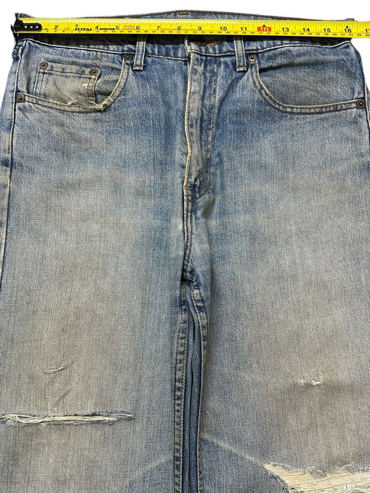 Levi's Vintage 90s Levis 509 Mud Wash Faded Distressed Baggy Jeans Size US 32 / EU 48 - 11 Thumbnail