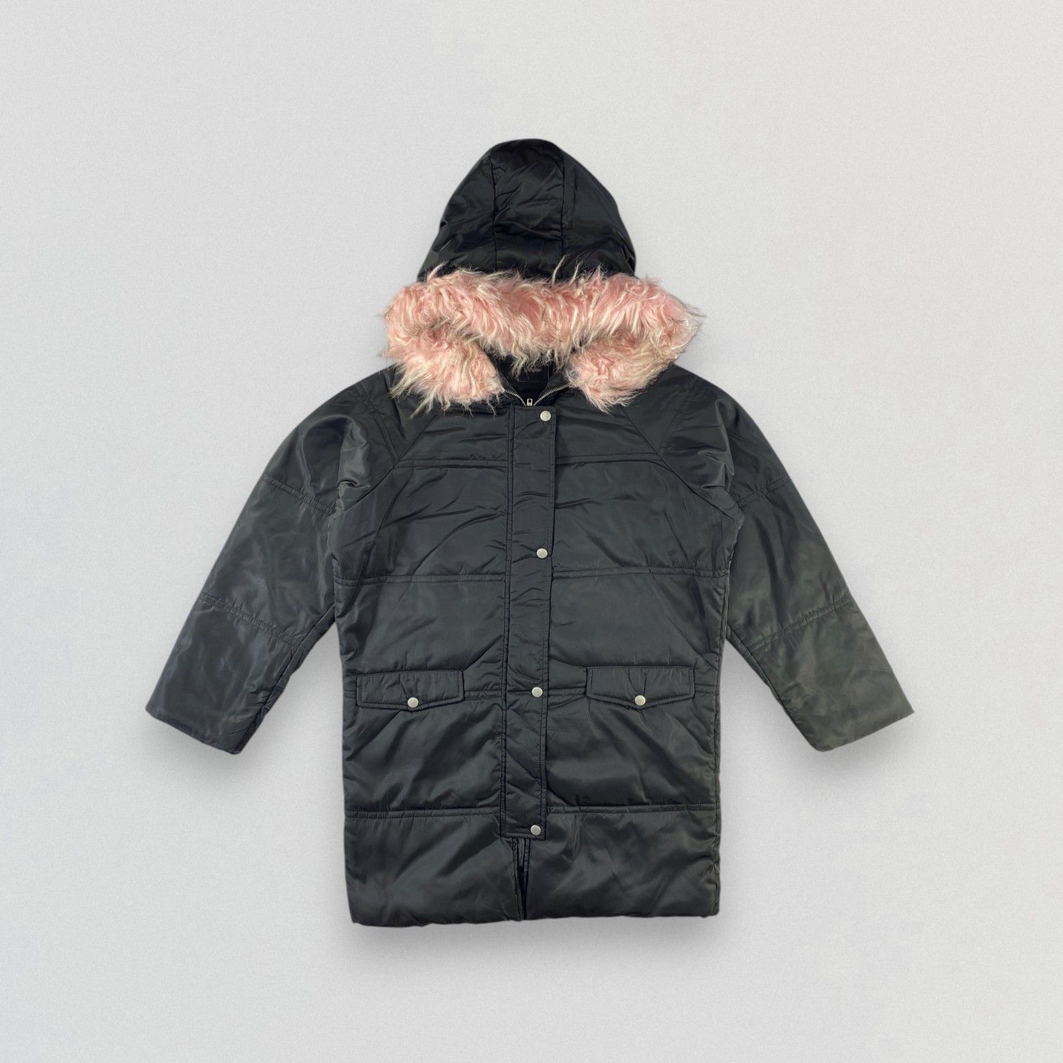 Japanese Brand Japanese Brand Hooded Puffer Fur Hooded Jacket Size US L / EU 52-54 / 3 - 1 Thumbnail