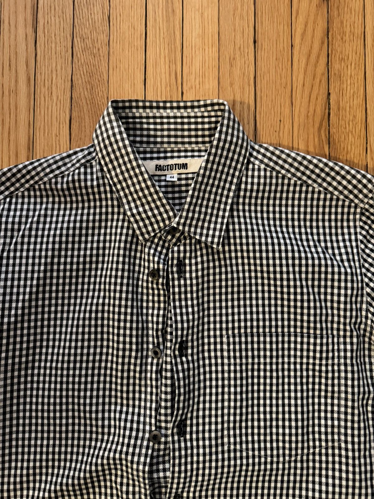 FACTOTUM Factotum Check Button Shirt Size US S / EU 44-46 / 1 - 3 Thumbnail