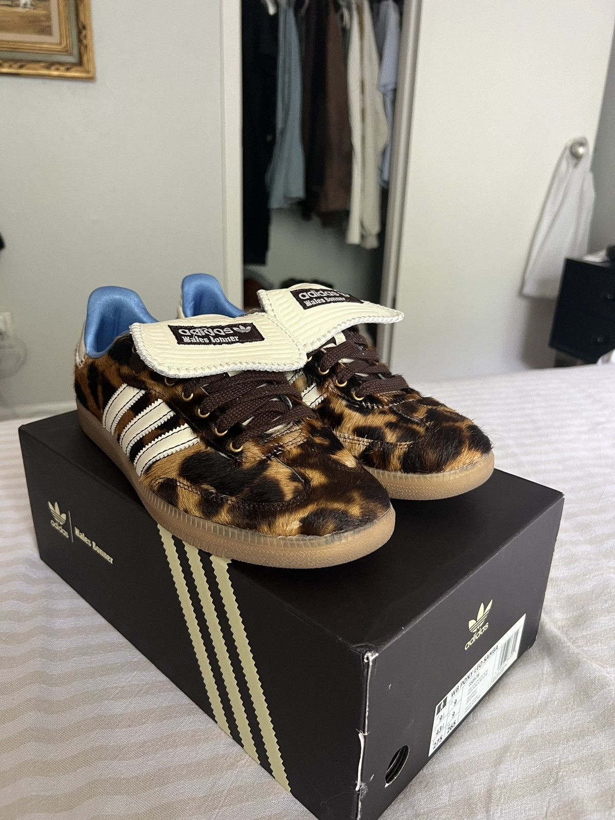 Adidas Wales Bonner Leopard Sambas | Grailed