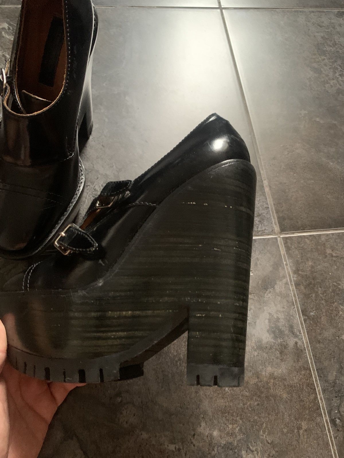 Burberry Prorsum Burberry Platform Ankle Heels Size US 9 / IT 39 - 6 Thumbnail