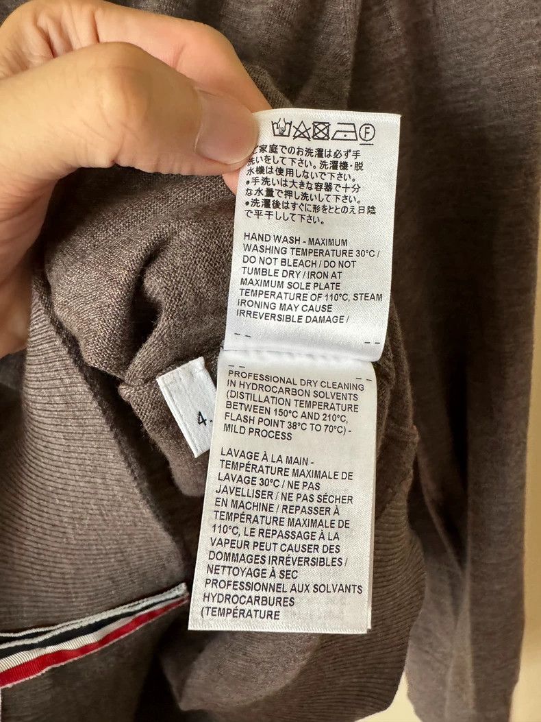 Thom Browne Thom Browne Round neck long sleeve sweater Size US XL / EU 56 / 4 - 6 Thumbnail