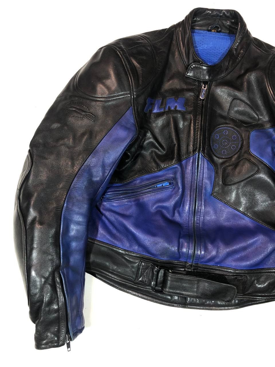 Other FLM Avangarde Racing Moto Leather Jacket Vintage Size US XL / EU 56 / 4 - 3 Thumbnail