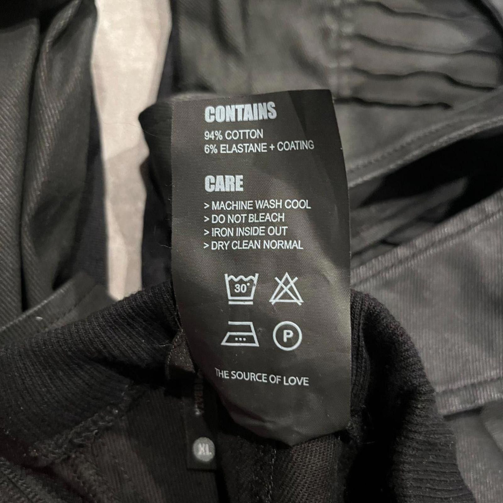 Demobaza Demobaza Black Tactical Crone Moto Joggers · Waxed Size 28" / US 6 / IT 42 - 4 Thumbnail