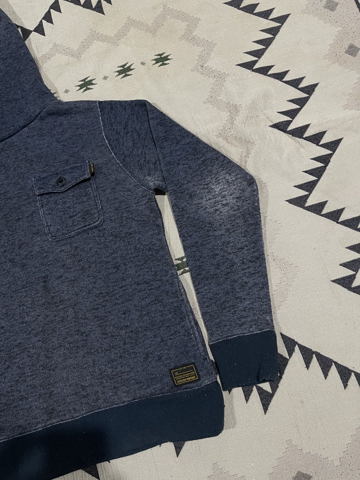 291295=Homme 2000s 291295=HOMME INDIGO DYE 3 POCKET HOODIE FADED Size US M / EU 48-50 / 2 - 4 Thumbnail
