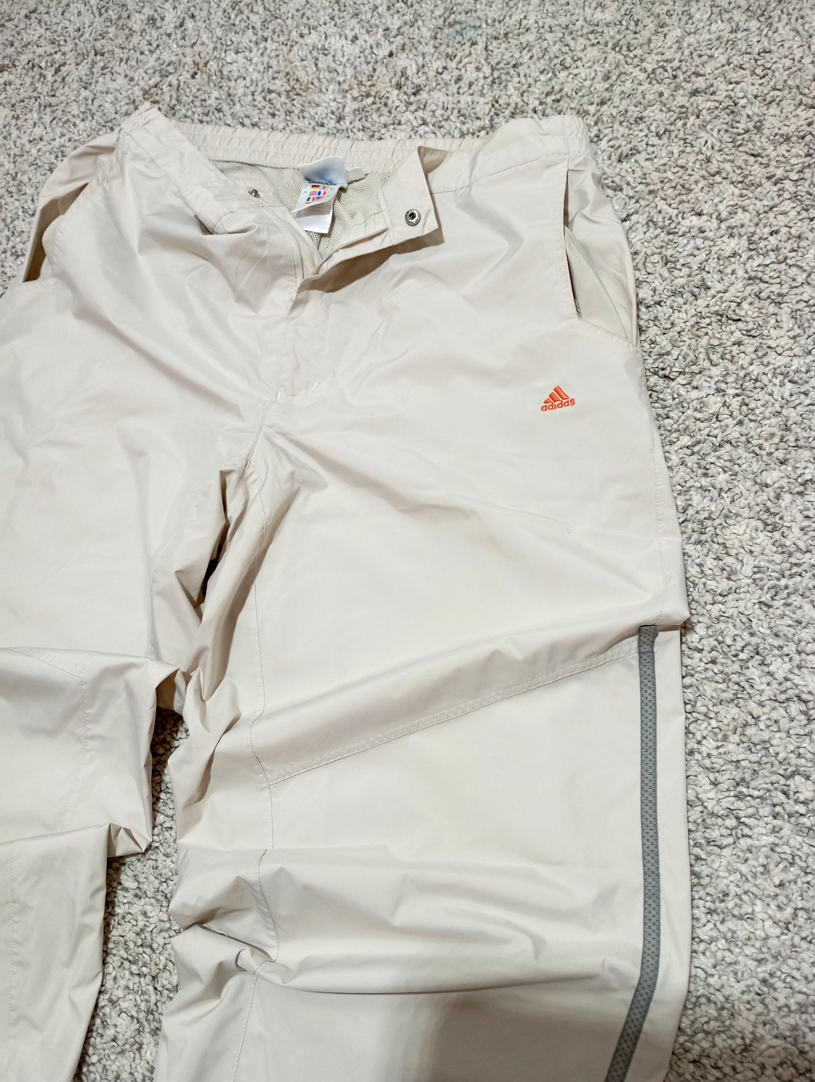 Adidas Adidas 00s Vintage Nylon Baggy Drill Joggers Pants Y2K Size US 33 - 3 Thumbnail