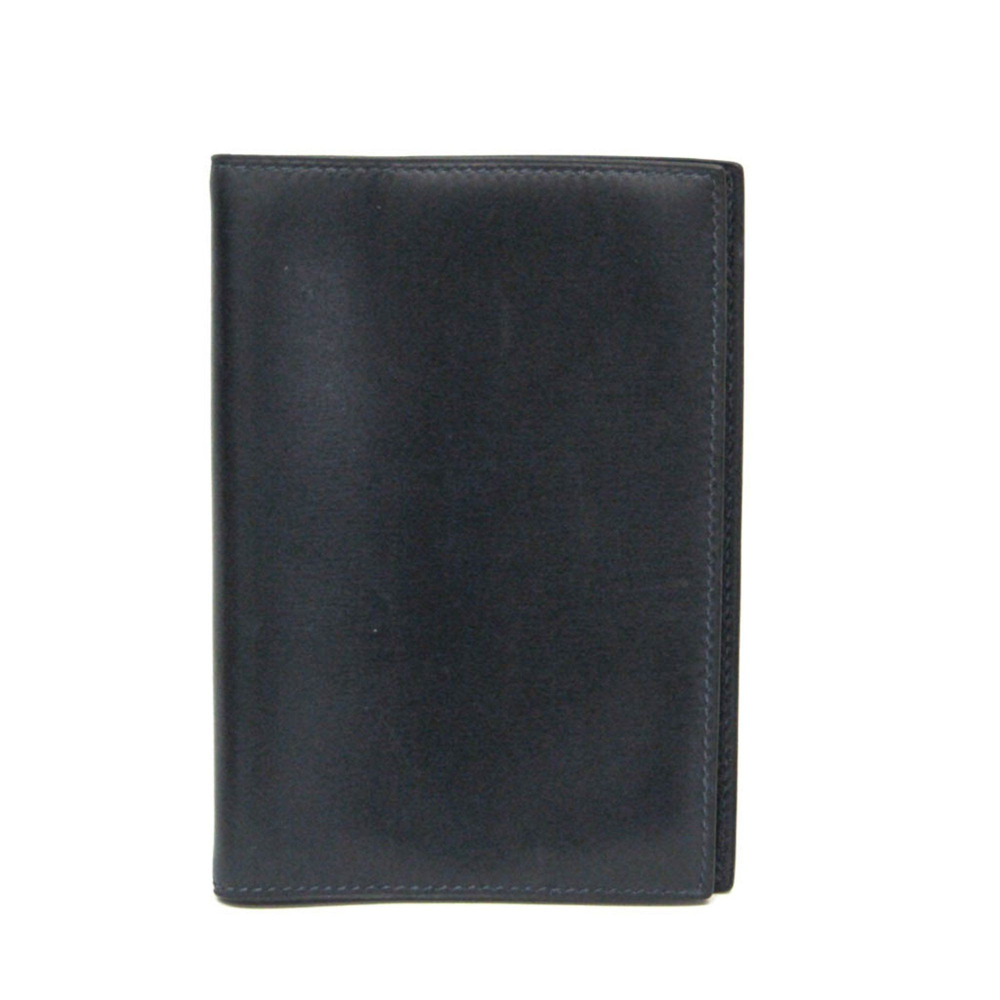 image of Hermes Pocket Size Planner Cover Navy Agenda Gm, Women's