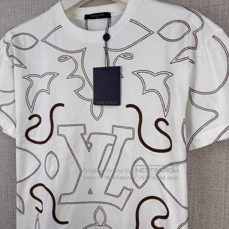 Louis Vuitton Louis Vuitton FW24 Three-flower Logo monogram embroidered Size US M / EU 48-50 / 2 - 2 Thumbnail