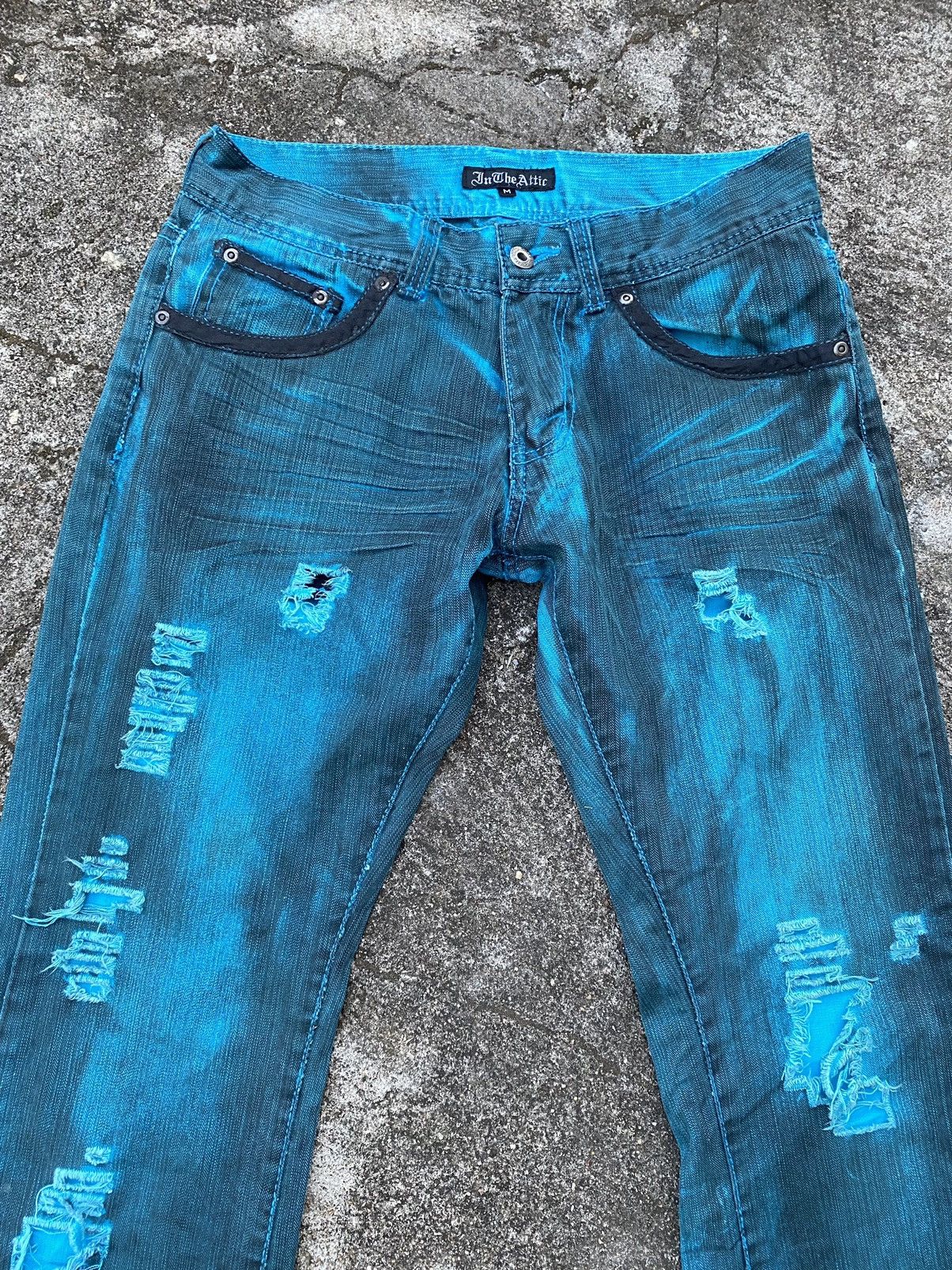 In The Attic In The Attic Distressed Denim Size US 30 / EU 46 - 6 Thumbnail