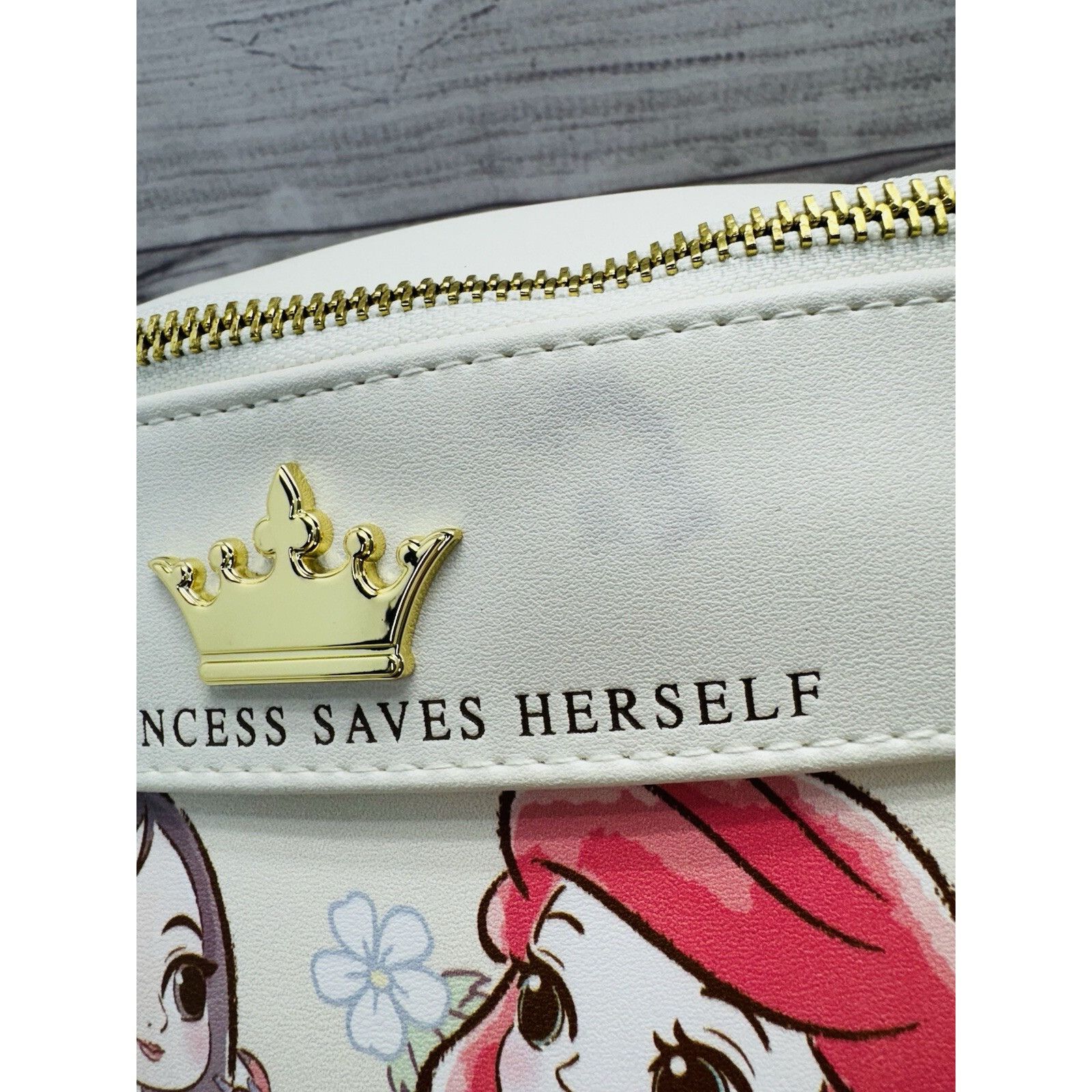 Disney Loungefly Disney Princess Chibi Fanny Pack Ariel Mulan Cinde Size ONE SIZE - 2 Thumbnail