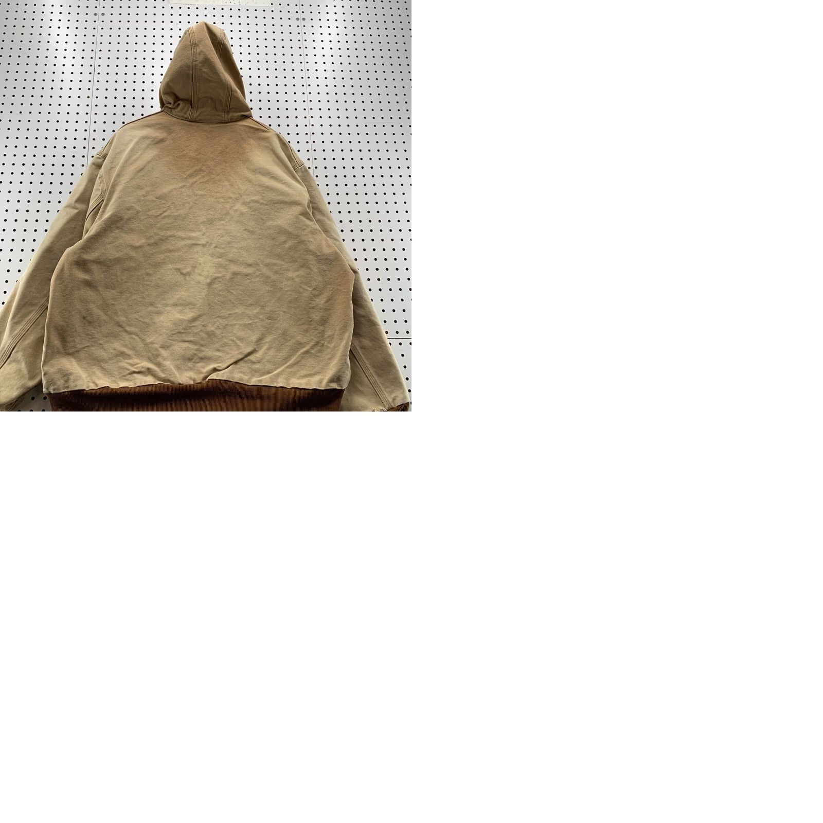 Carhartt VINTAGE Carhartt Hoodie Mens 2XL Brown Canvas Jacket Men Thermal Lined Faded 29x28 Size US XXL / EU 58 / 5 - 10 Thumbnail