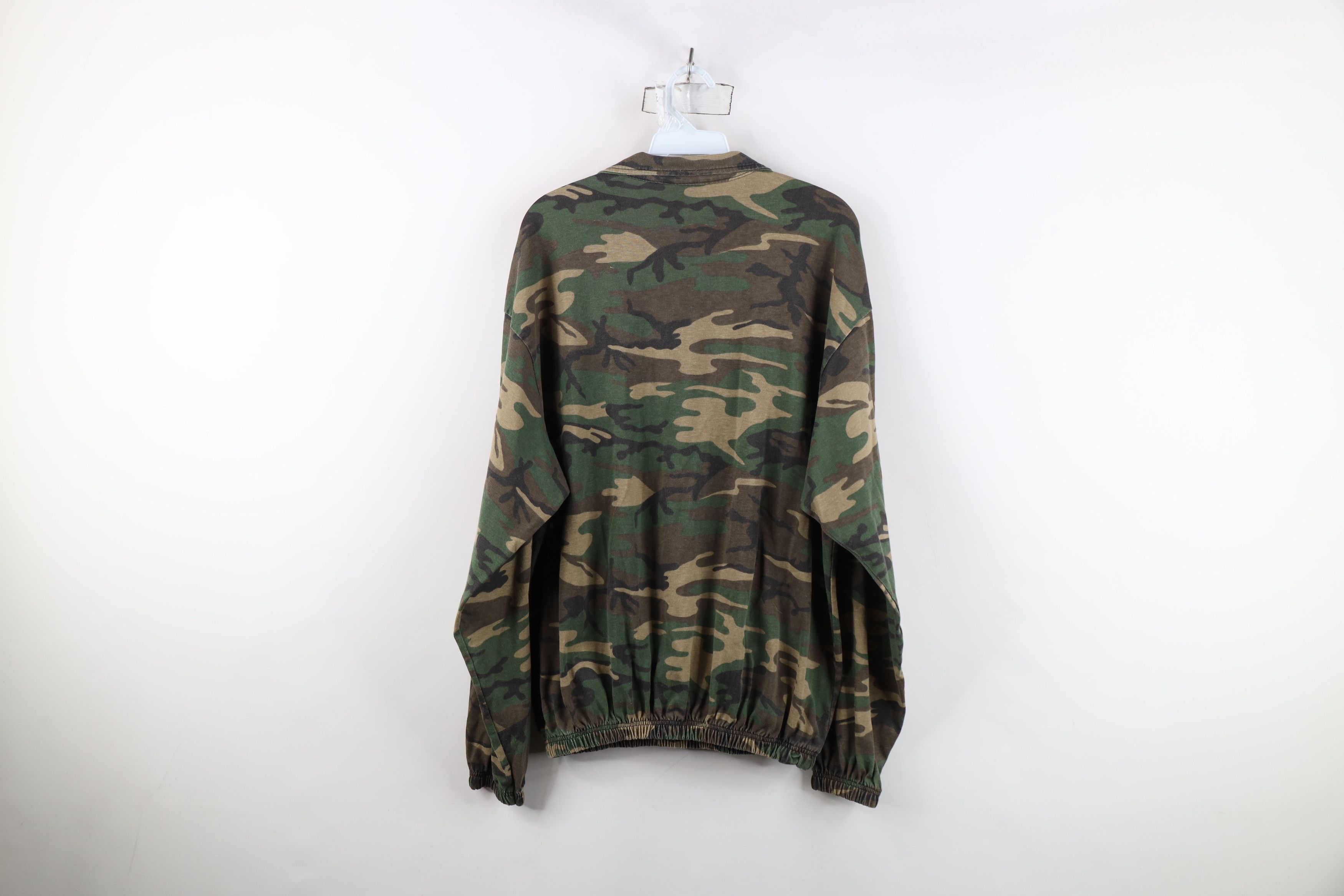 Vintage Vinage 90s Streetwear Pullover Jacket Top Camouflage USA Size US XL / EU 56 / 4 - 10 Thumbnail