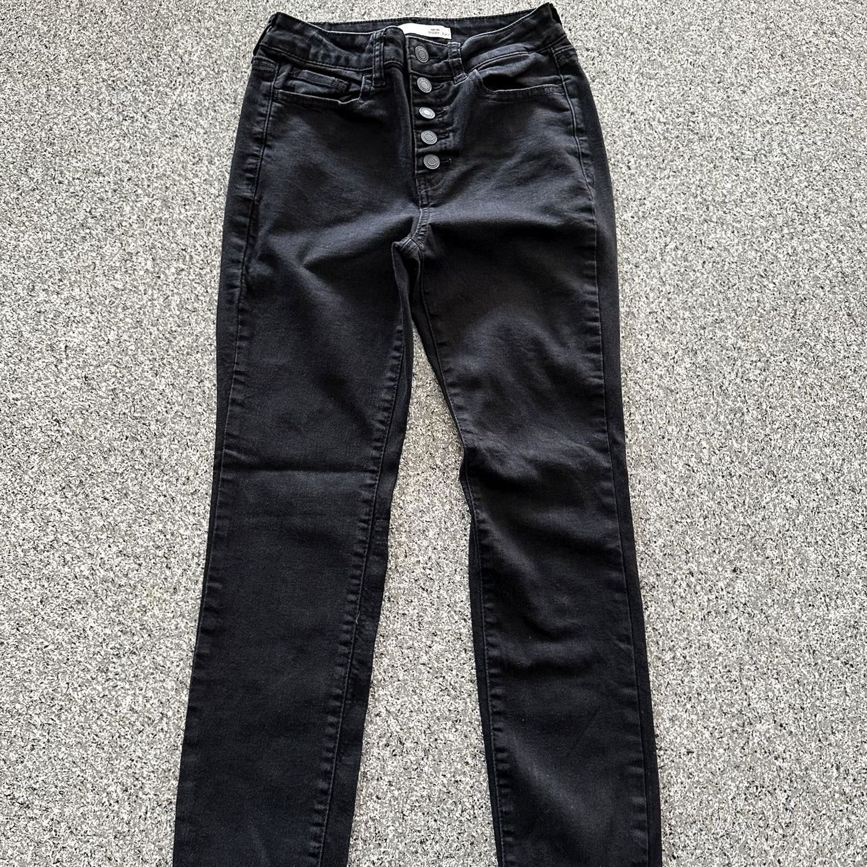 Vintage VINTAGE Sonoma Jeans Womens 3 26x29 High Rise Skinny Button Fly Stretch Denim Blue 5-Pocket Womens Jeans 26x29 Mens? Size 26" / US 2 / IT 38 - 2 Thumbnail